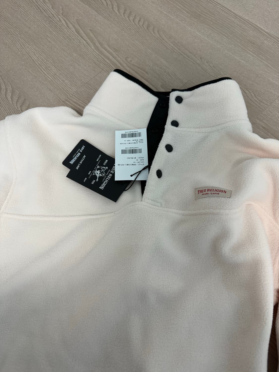 [새상품] 트루릴리젼 스냅 플리스 하프 집업 후리스 상품이미지2