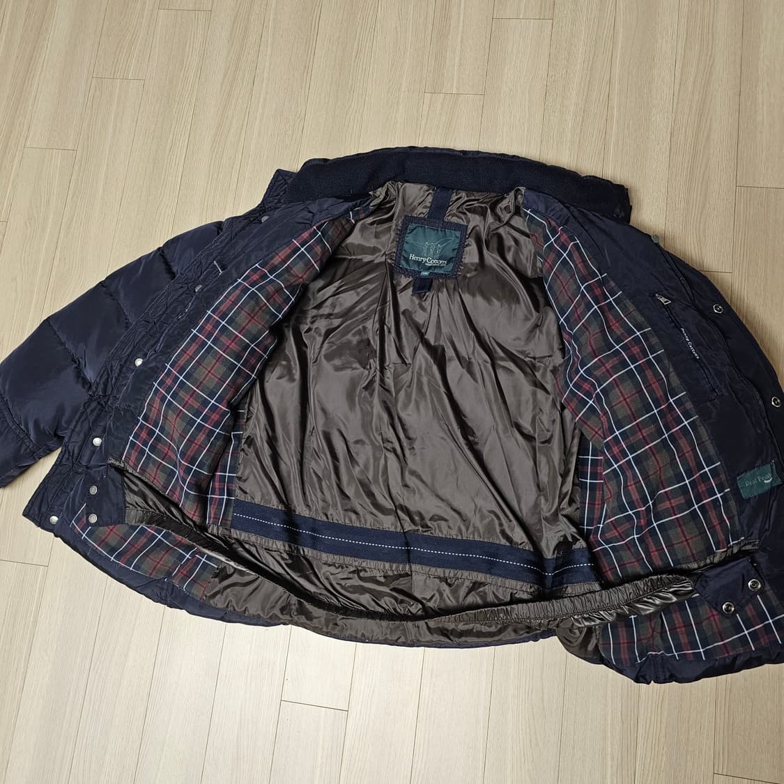 110 . 코오롱 헨리코튼 워크 패딩 남자 덕다운 80:20 XL XXL 상품이미지7