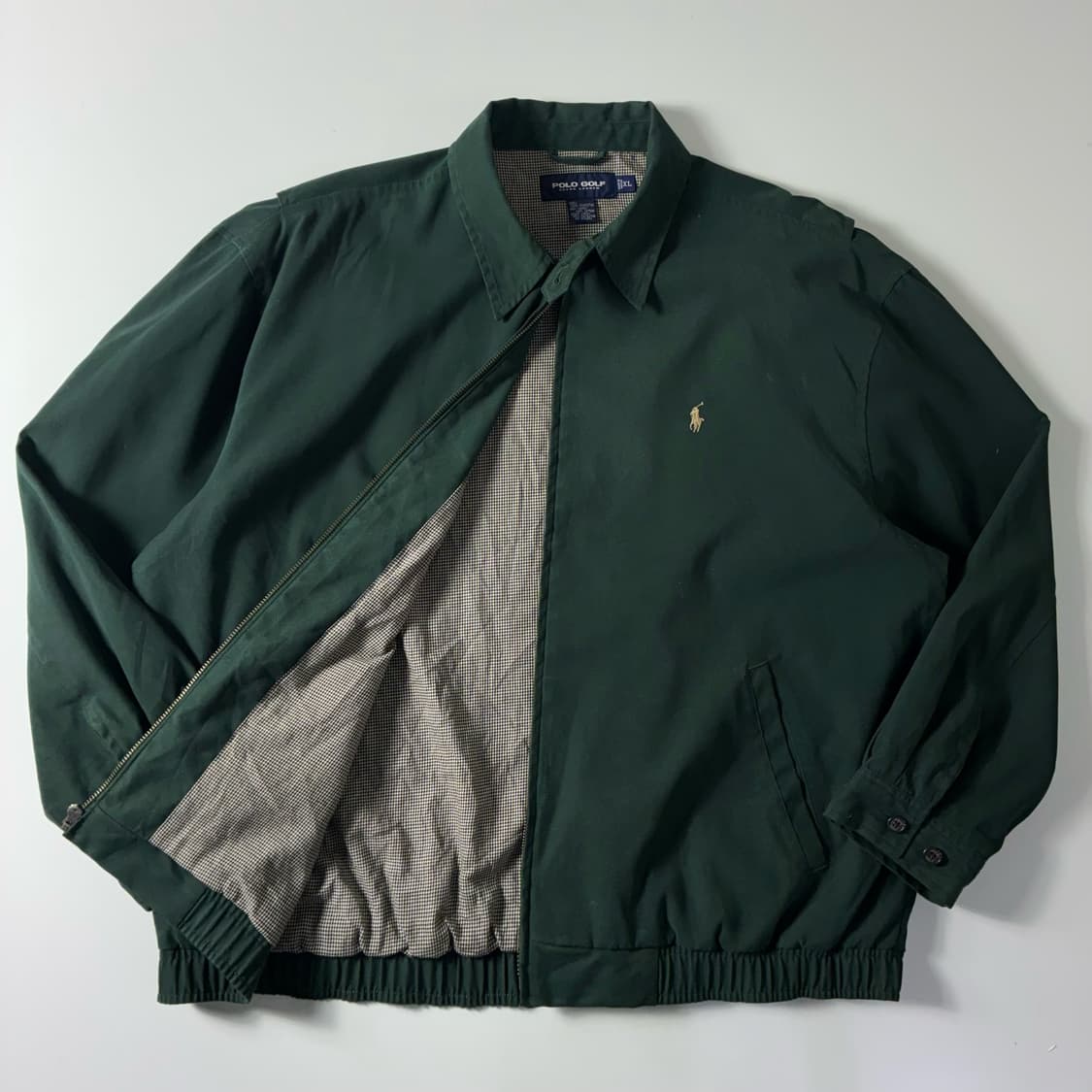Polo  폴로 골프 90,s 다크그린 트윌 나일론 바이스윙 자켓  Pr 상품이미지1