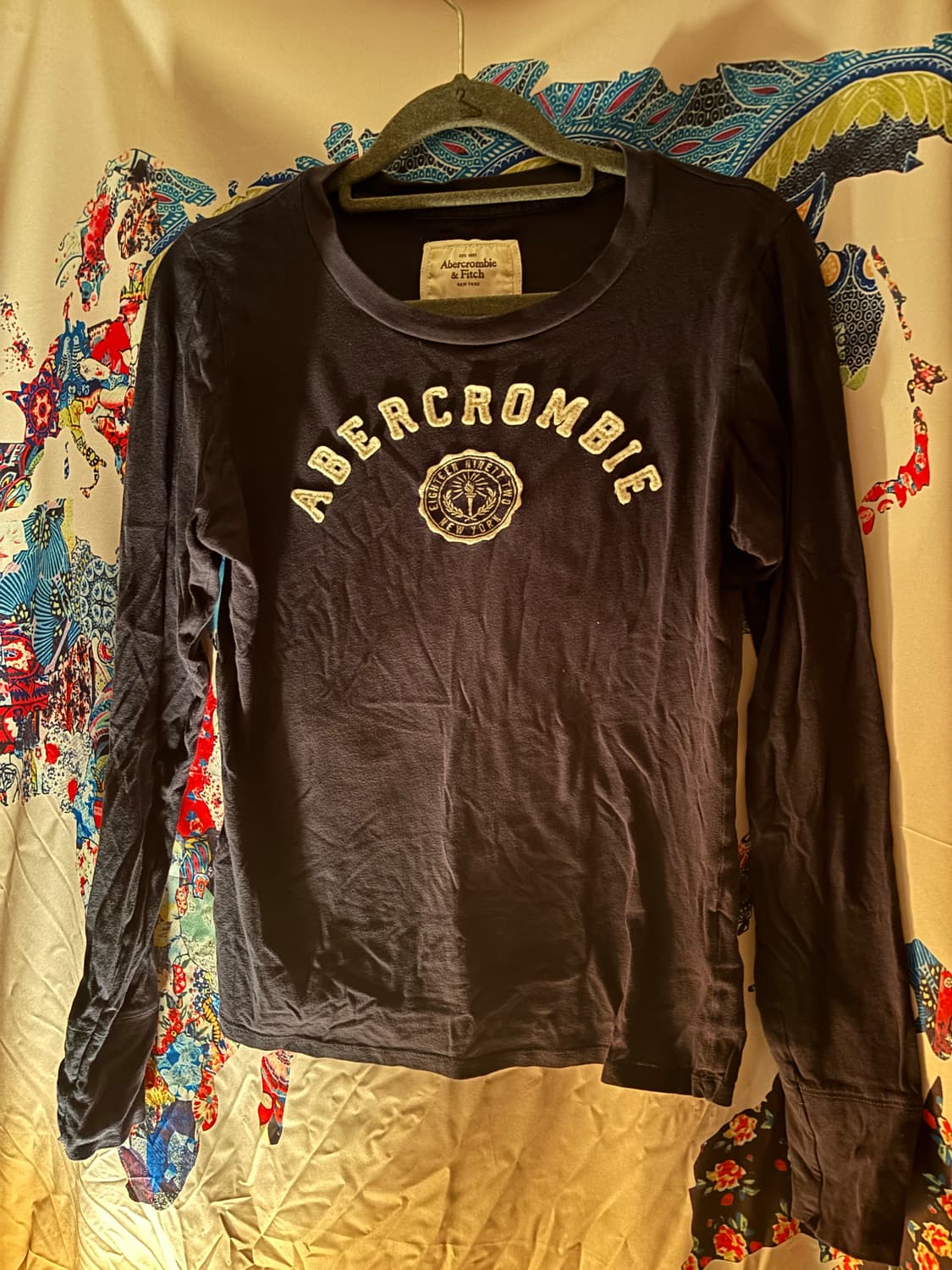 아베크롬비 네이비 슬림핏 롱슬리브 상품이미지1