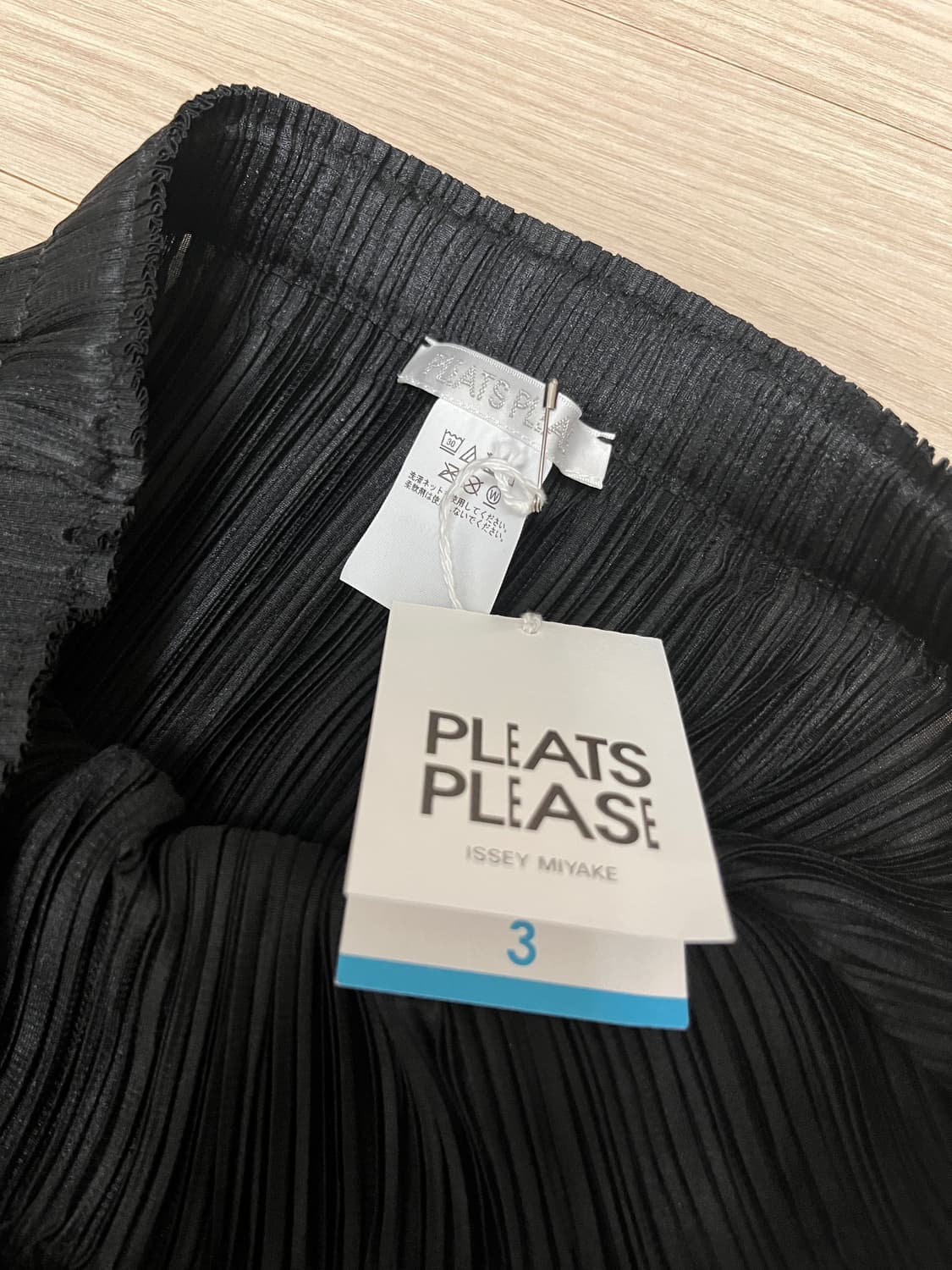 (새상품) 플리츠 플리즈 베이직 스커트 블랙 3사이즈 상품이미지3