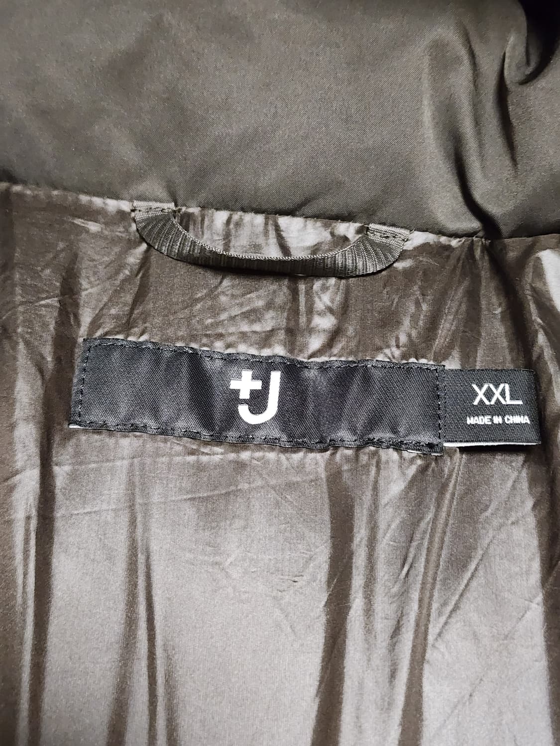 유니클로+J 질샌더 오버사이즈 다운 파카 올리브XXL 상품이미지9