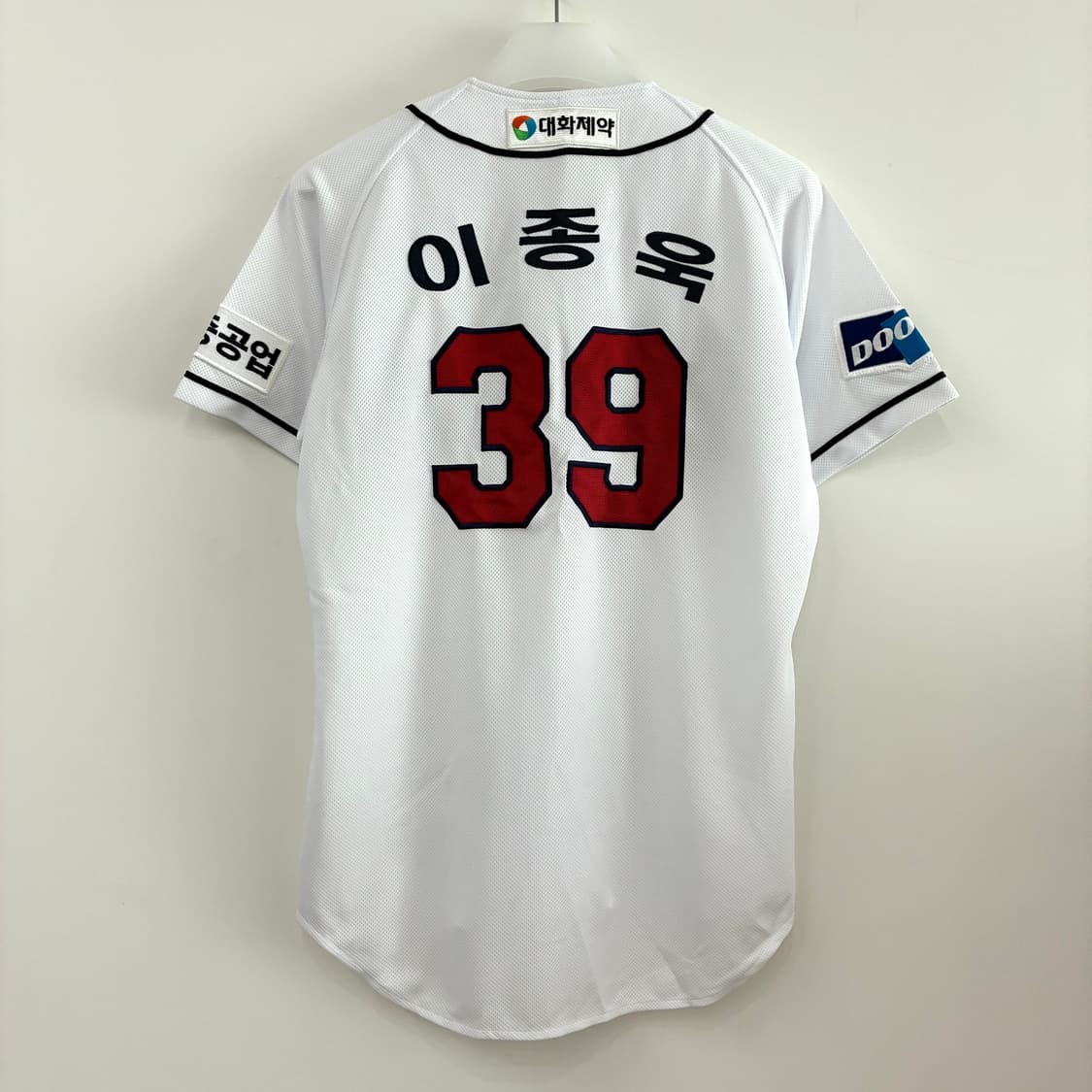 두산베어스 이종욱 마킹 야구 홈 유니폼 상품이미지3