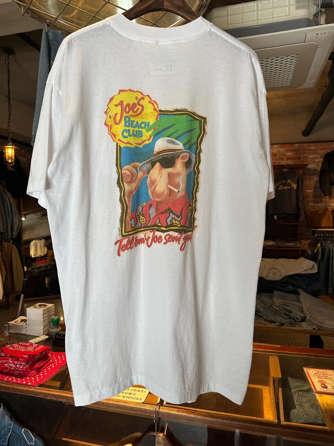 90s USA 빈티지 카멜 티셔츠 상품이미지2