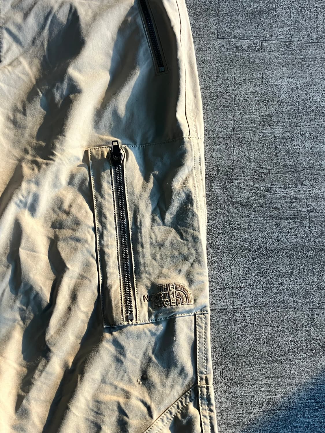 노스페이스 올드스쿨아메카지 혁오풍 사이드로고 카고팬츠 상품이미지2