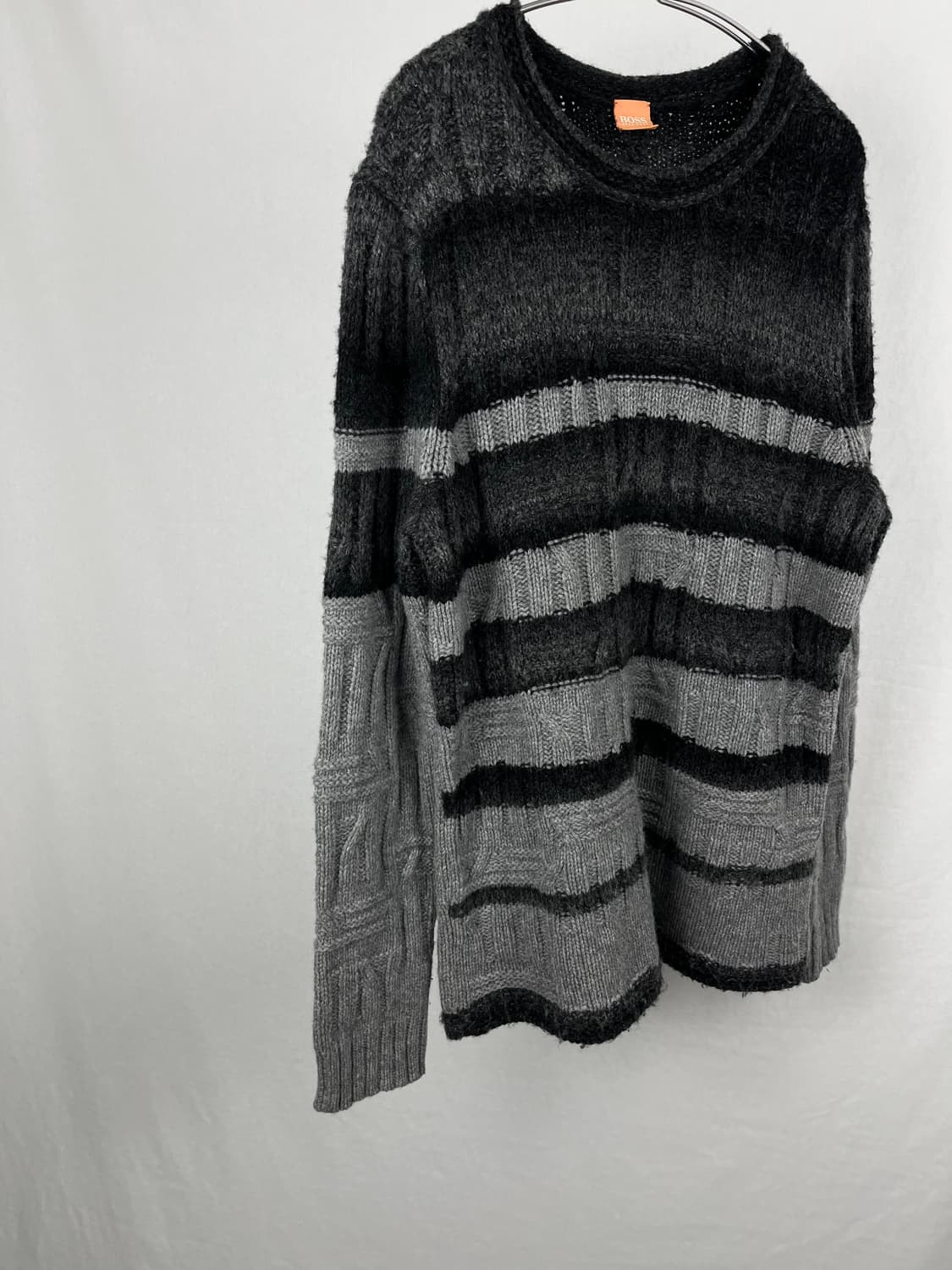 00s HUGO BOSS 스트라이프 패턴 니트  상품이미지3