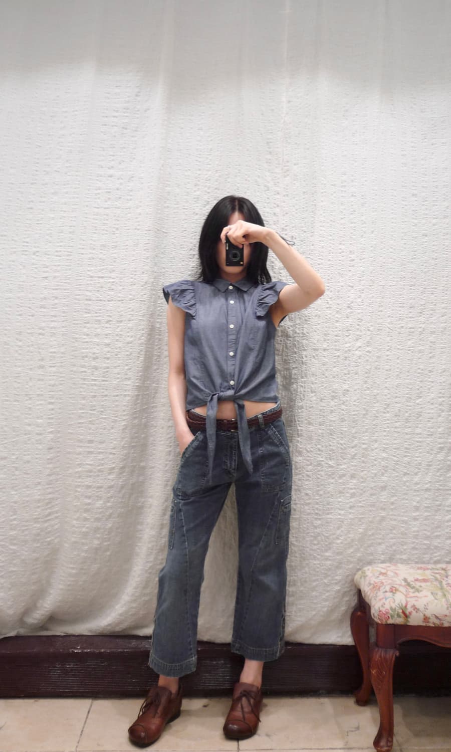 Buttons detail denim 상품이미지3