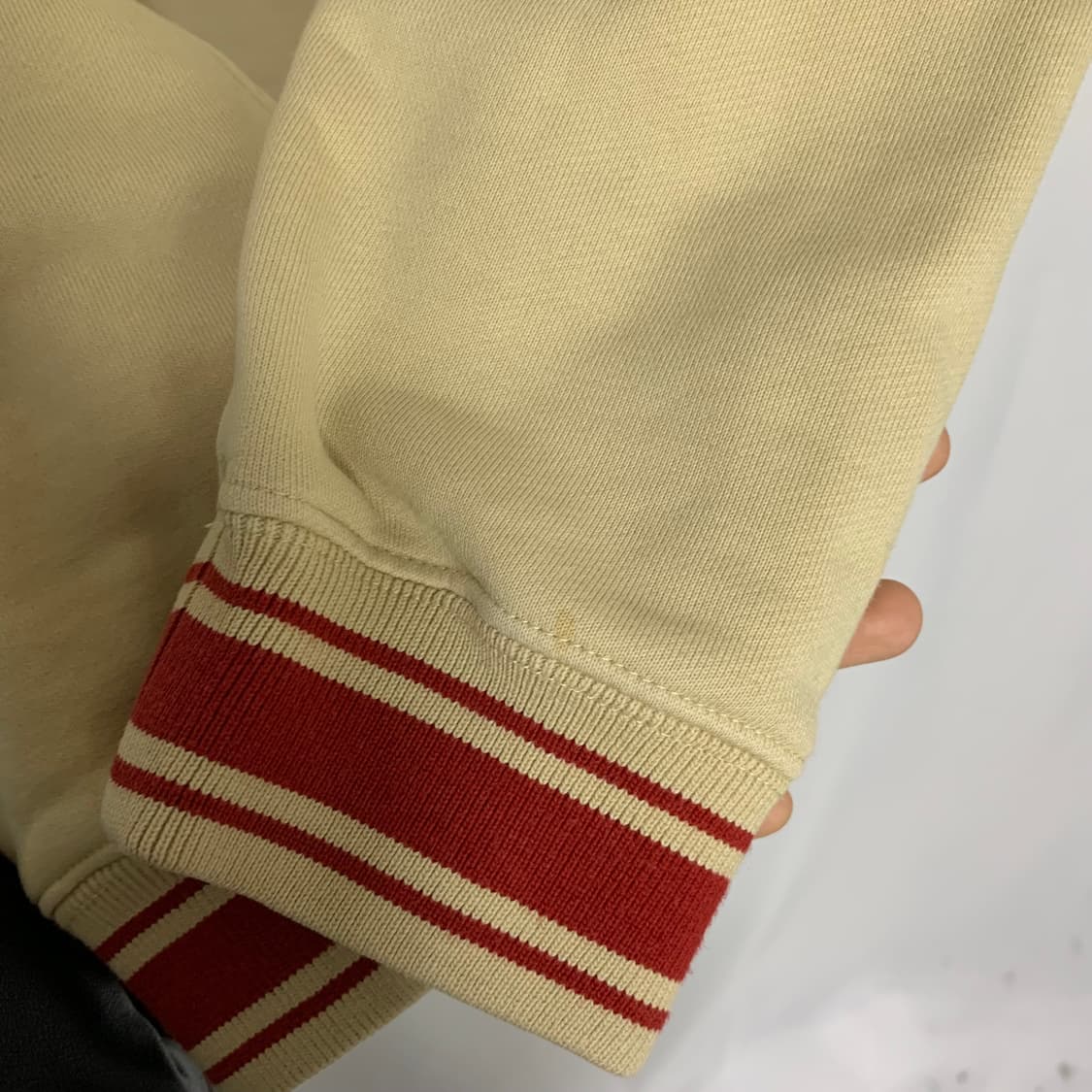 버버리 블루라벨 로고 빈티지 후드집업 옐로우 L 상품이미지9