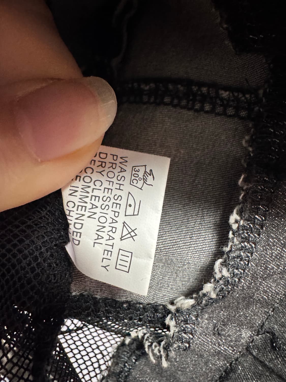 japanese vintage see-through zip-up 상품이미지4