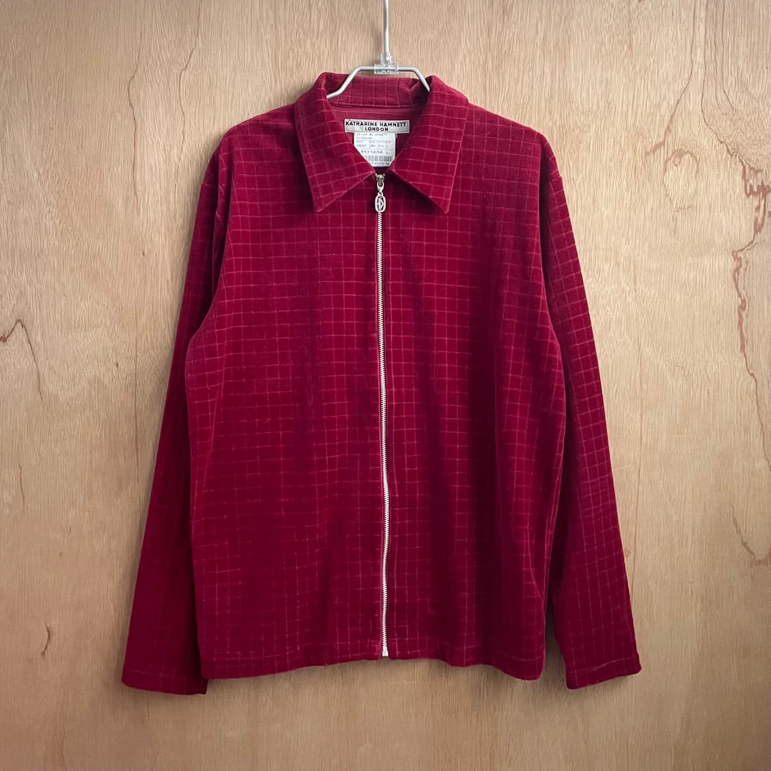 캐서린햄넷 벨루어 집업 자켓 상품이미지2