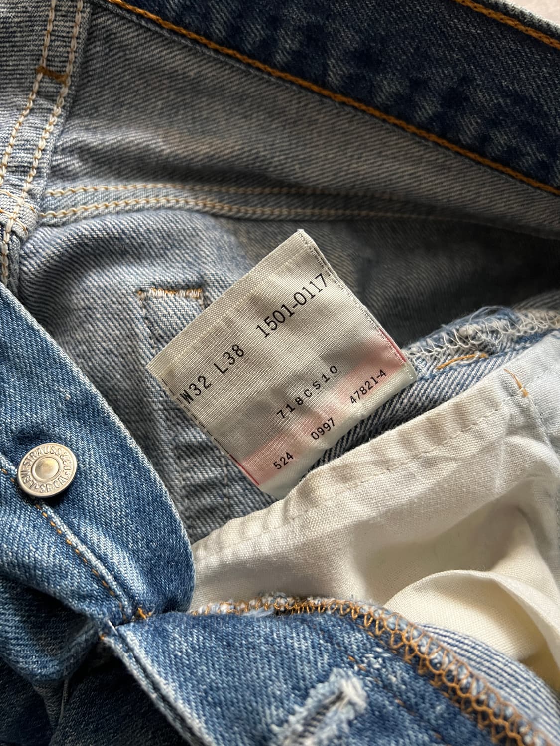 [32]90's 리바이스 501XX USA 데님 팬츠 S30 상품이미지6