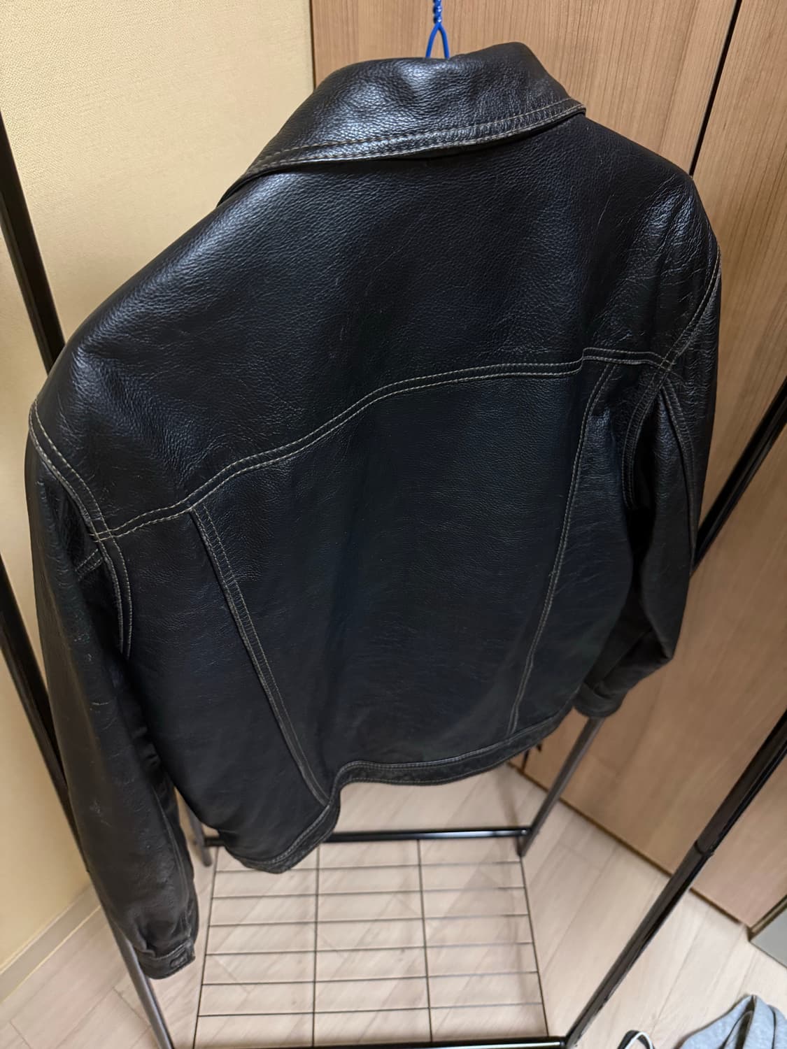 레더 트러커 자켓 상품이미지4