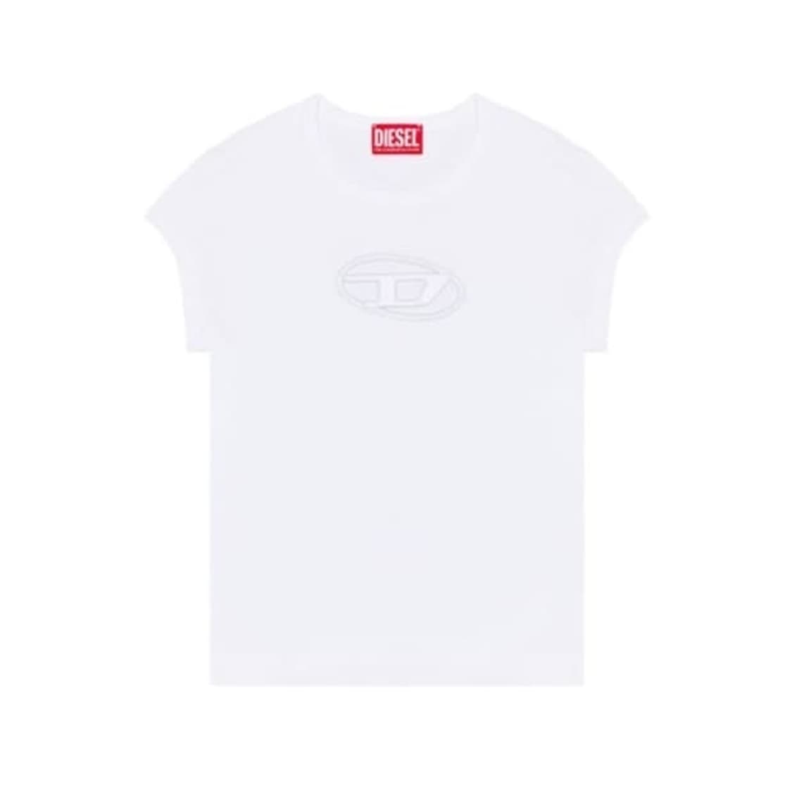Diesel 디젤 화이트 피카부 티셔츠 상품이미지1