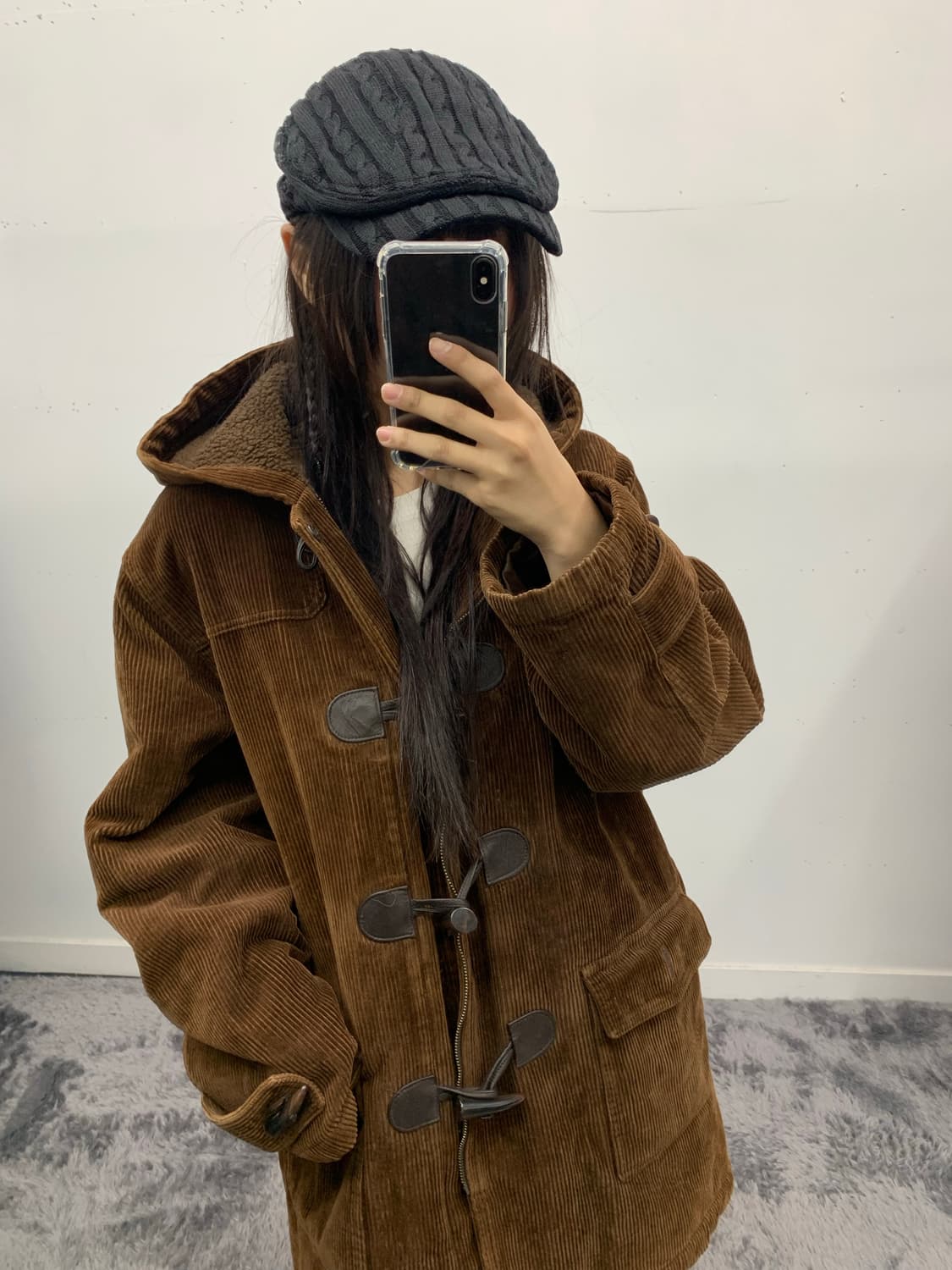 MLB 코듀로이 떡볶이 코트 상품이미지3