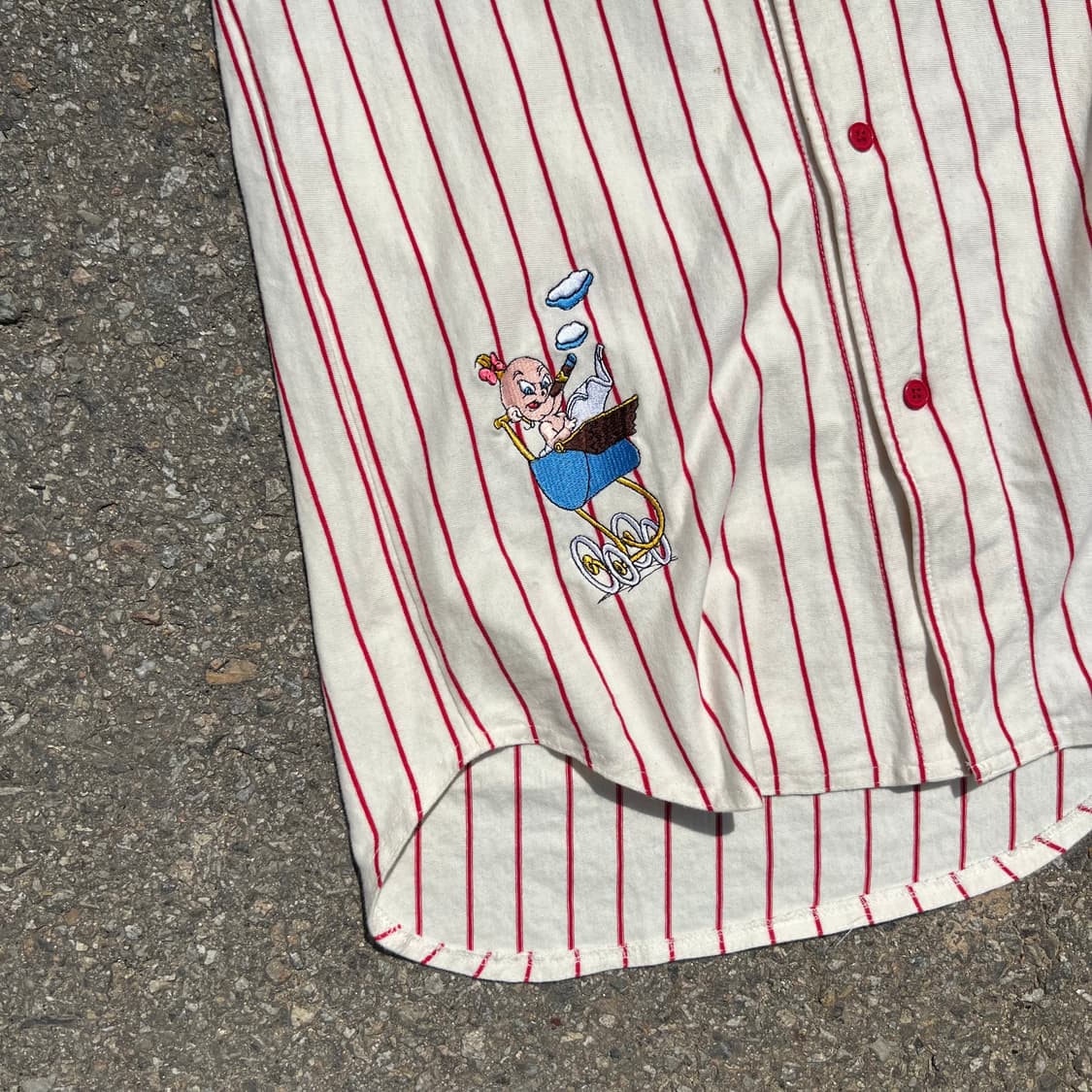 90‘s Roger Rabbit 코튼 베이스볼 저지 상품이미지3