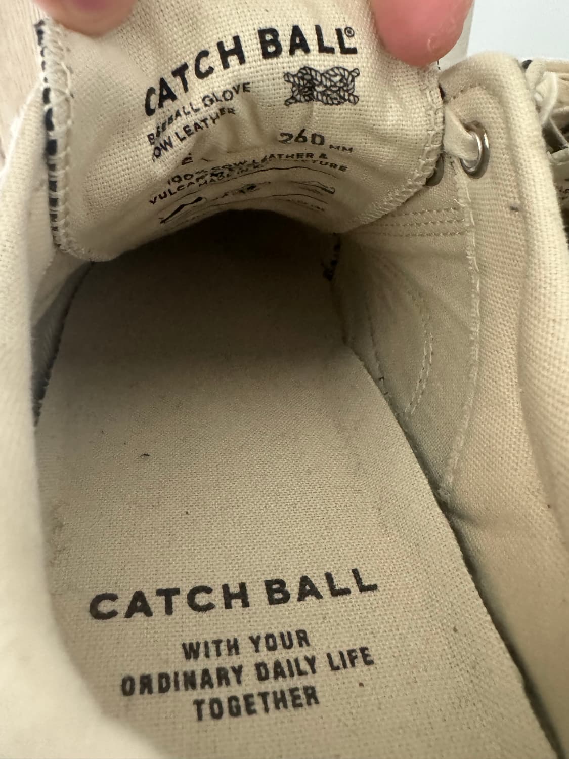 캐치볼 밀리터리 스탠다드 레더 스니커즈 260 상품이미지3