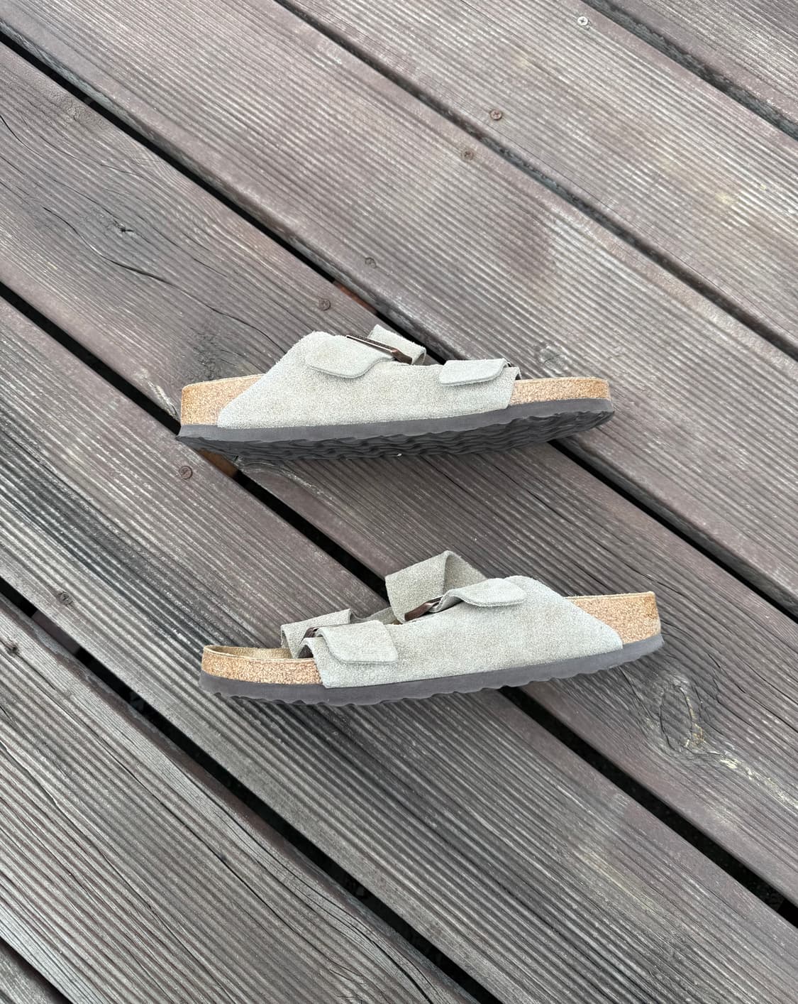 버켄스탁 아리조나 스웨이드 타우페 EU39 (250) 내로우 상품이미지4