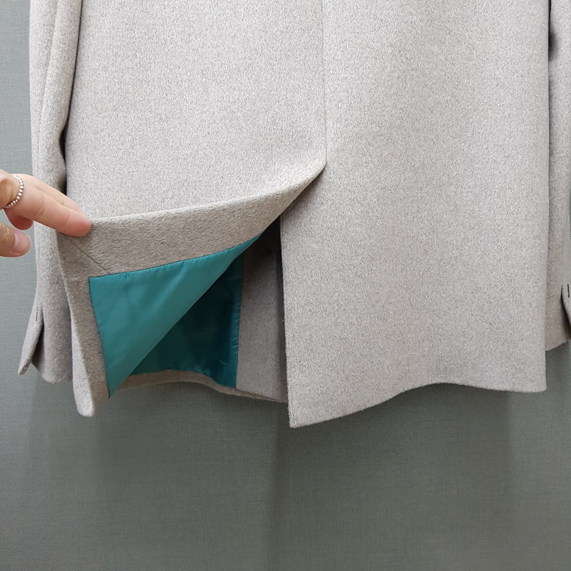 잇미샤 2024 캐시미어 블렌디드 테일러드 자켓 79-85-155사이즈 상품이미지5