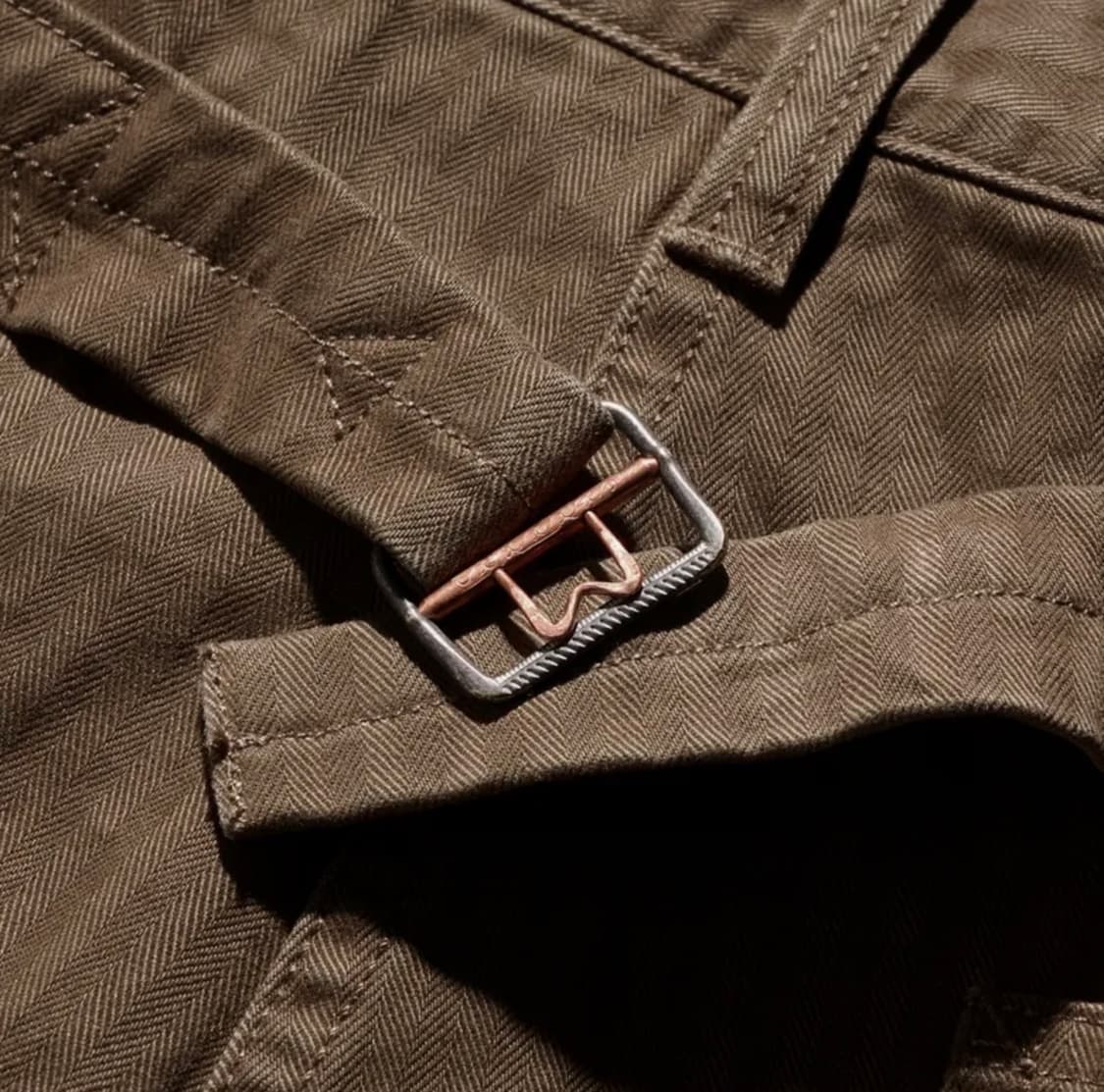 듀테로 베이커 팬츠 빈티지 브라운 M 상품이미지6