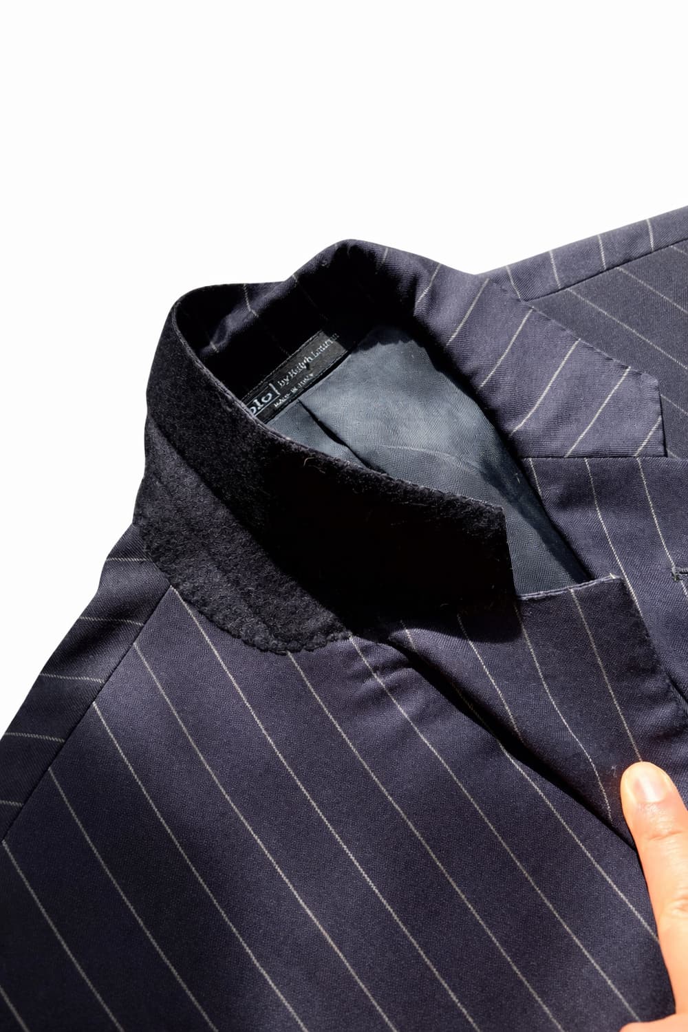 폴로 랄프로렌 3 버튼 울 블레이져 42R Italy Made 상품이미지3