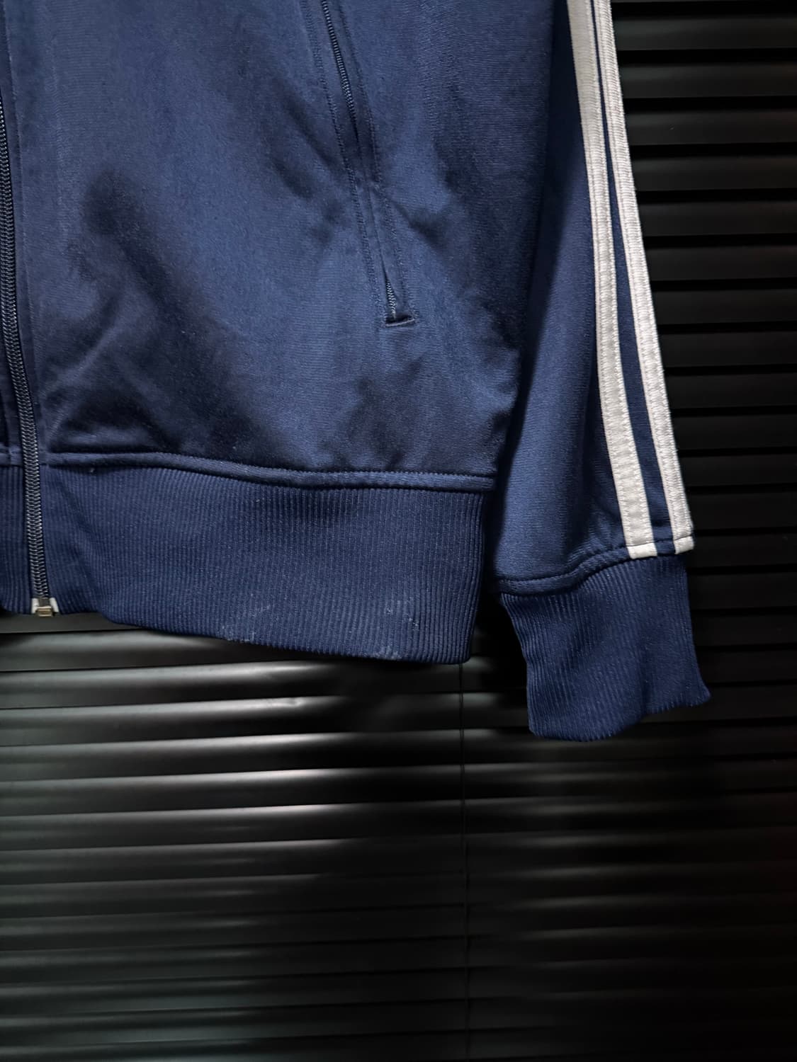 아디다스 구 파이어버드 져지 트랙탑 집업 유로파 105 XL 남색 네이비 상품이미지5