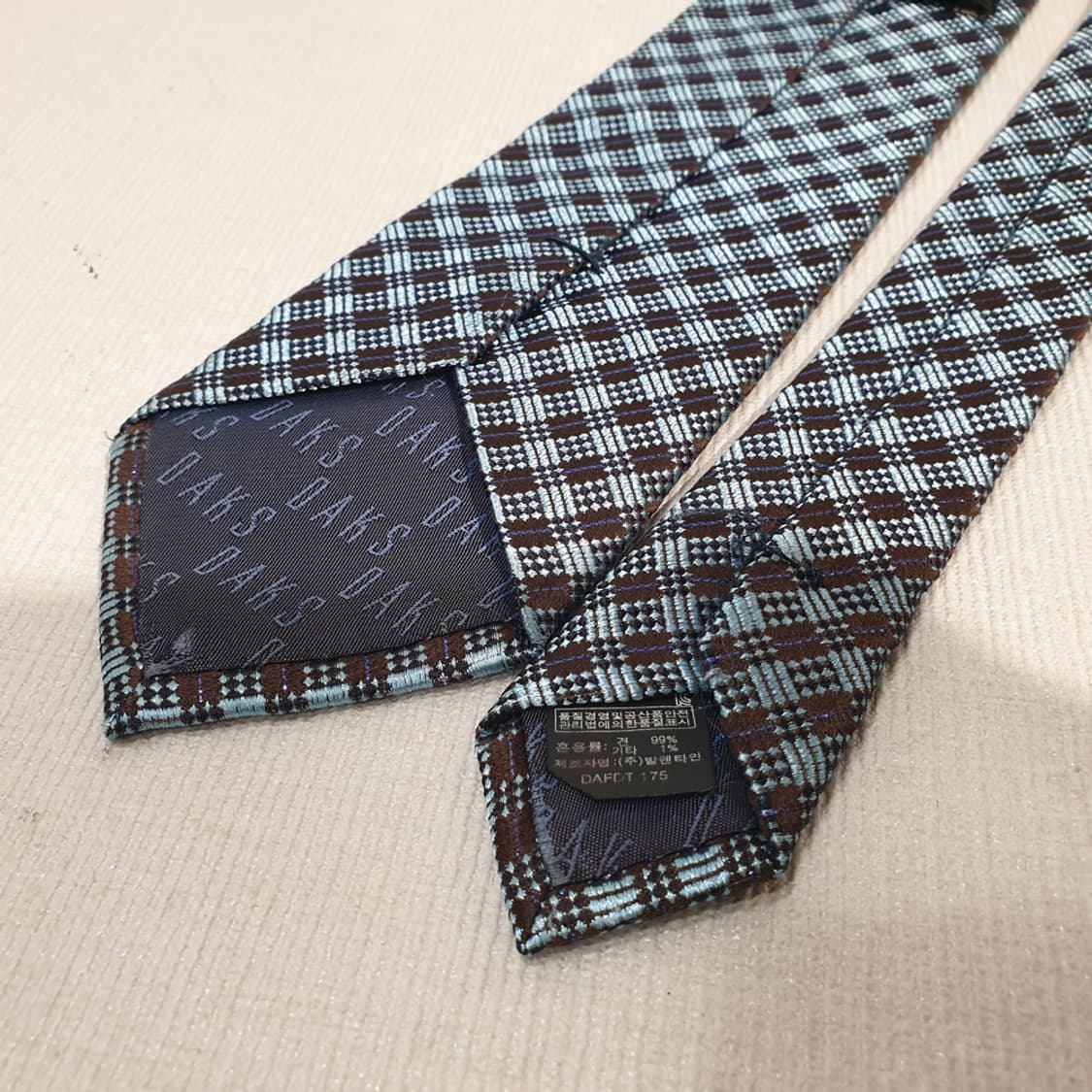 닥스 DAKS 패턴 넥타이 상품이미지4