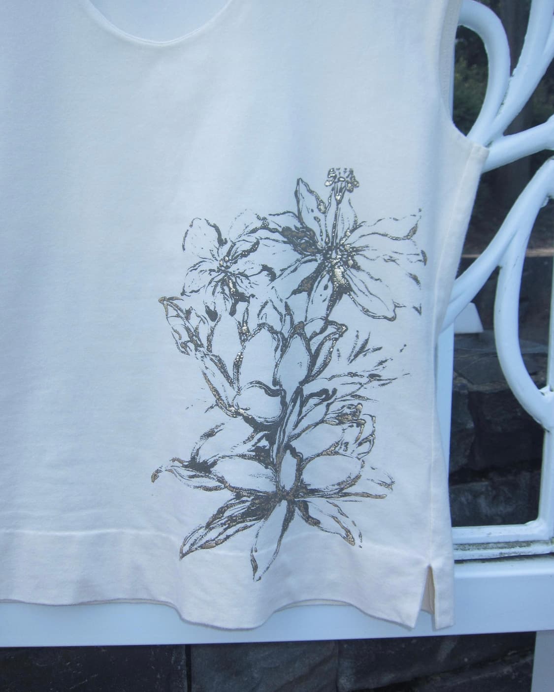 vintage Christian Aujard sleeveless top 상품이미지2