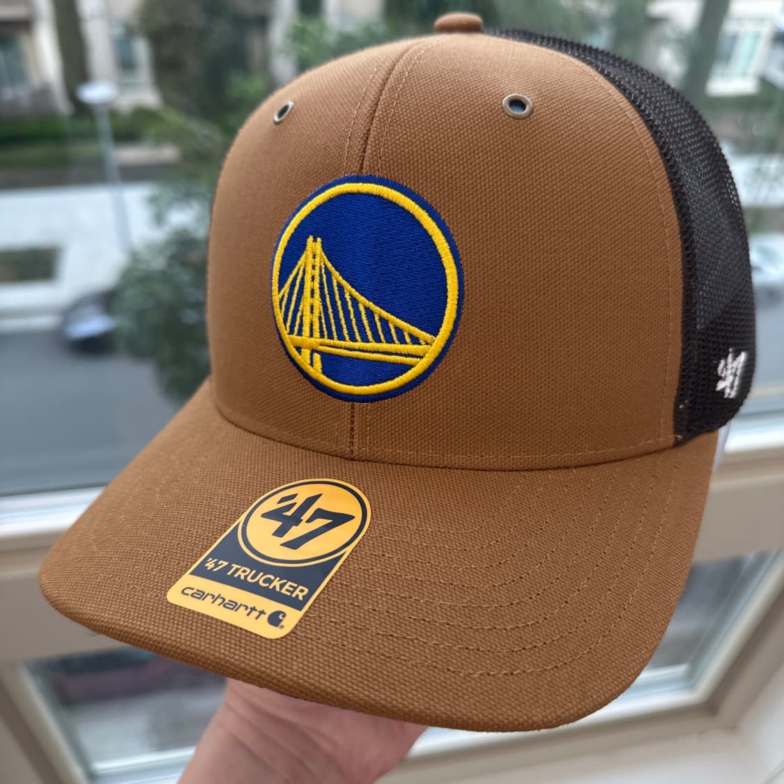 칼하트 x47 골든스테이트 워리어스 NBA 메쉬캡   상품이미지1