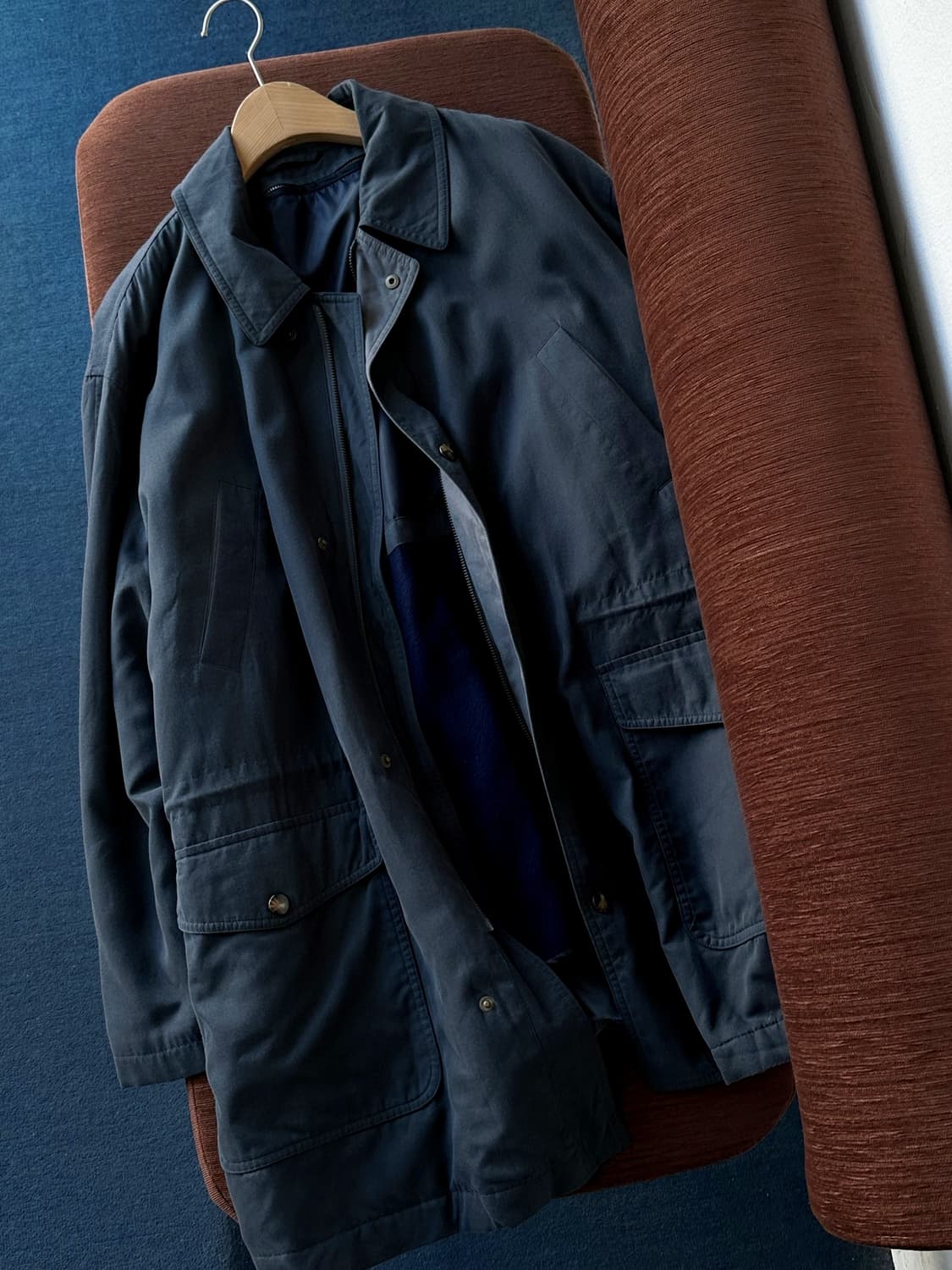 Soft fabric 2way linner mil coat 상품이미지6