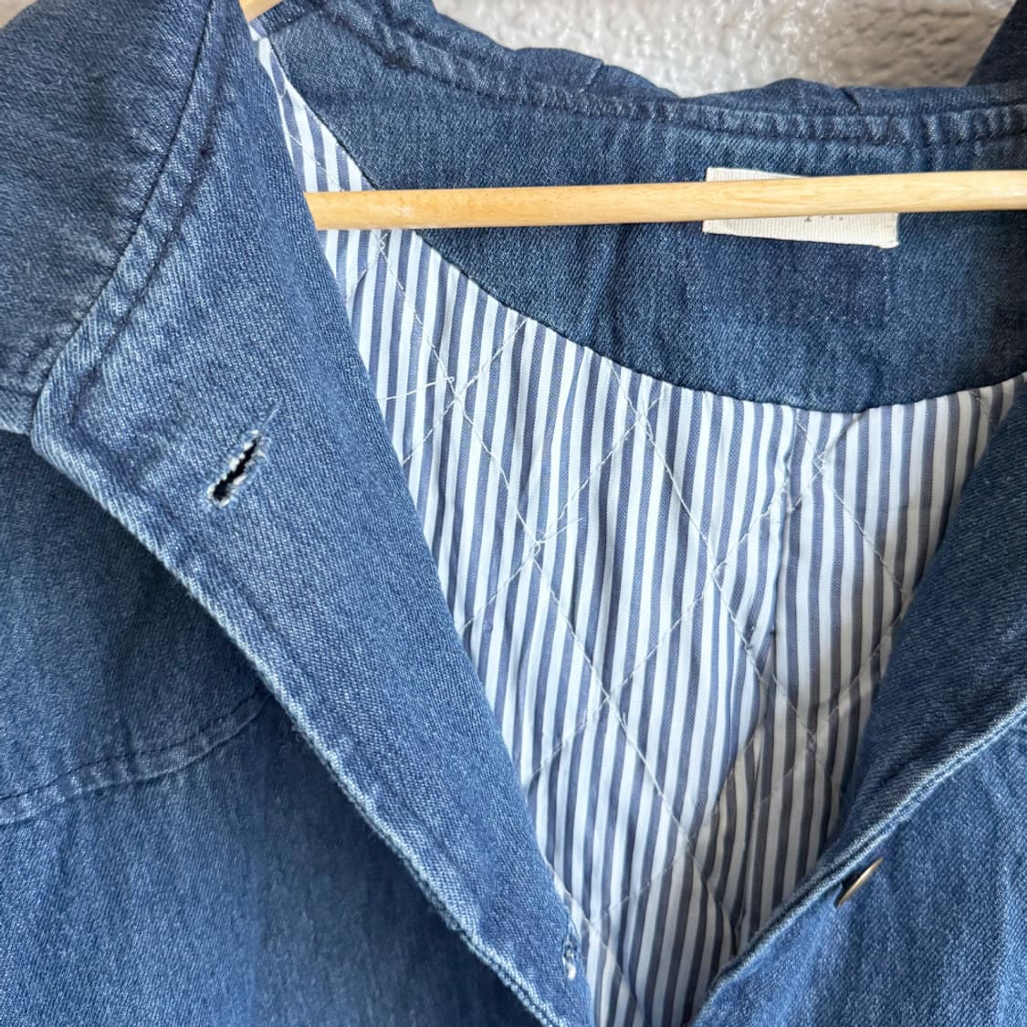 노마드 블루 후드 코트 상품이미지5