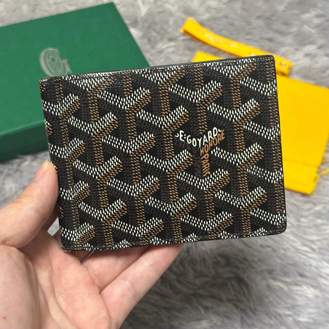 [풀구성] 고야드 생토마 머니클립 반지갑 블랙 상품이미지1