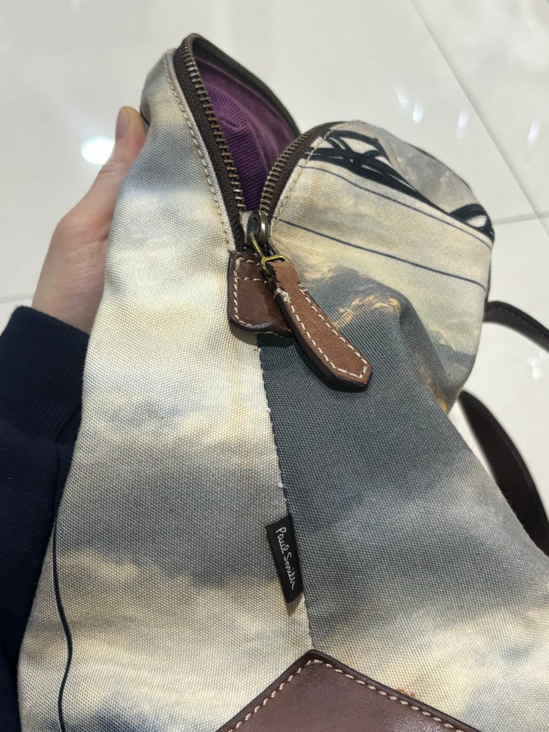 폴스미스 멀티 스트라이프 프린팅 보스턴백 상품이미지7