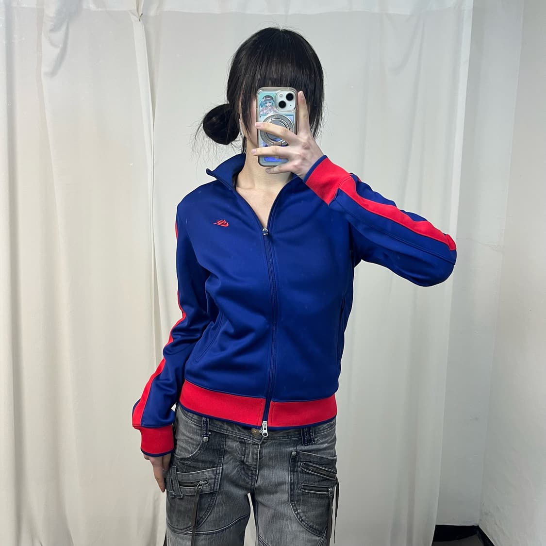 Nike blue two-way jersey 상품이미지1