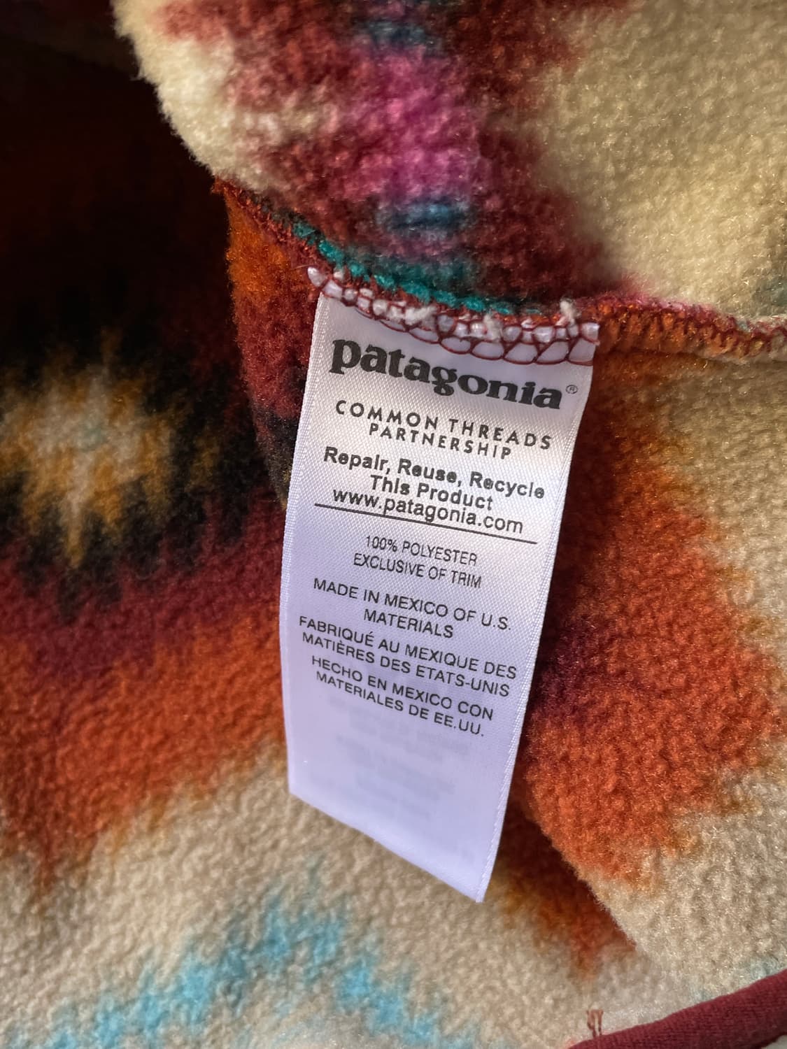 Patagonia Synchilla Aztec Snap-T Fleece  상품이미지9