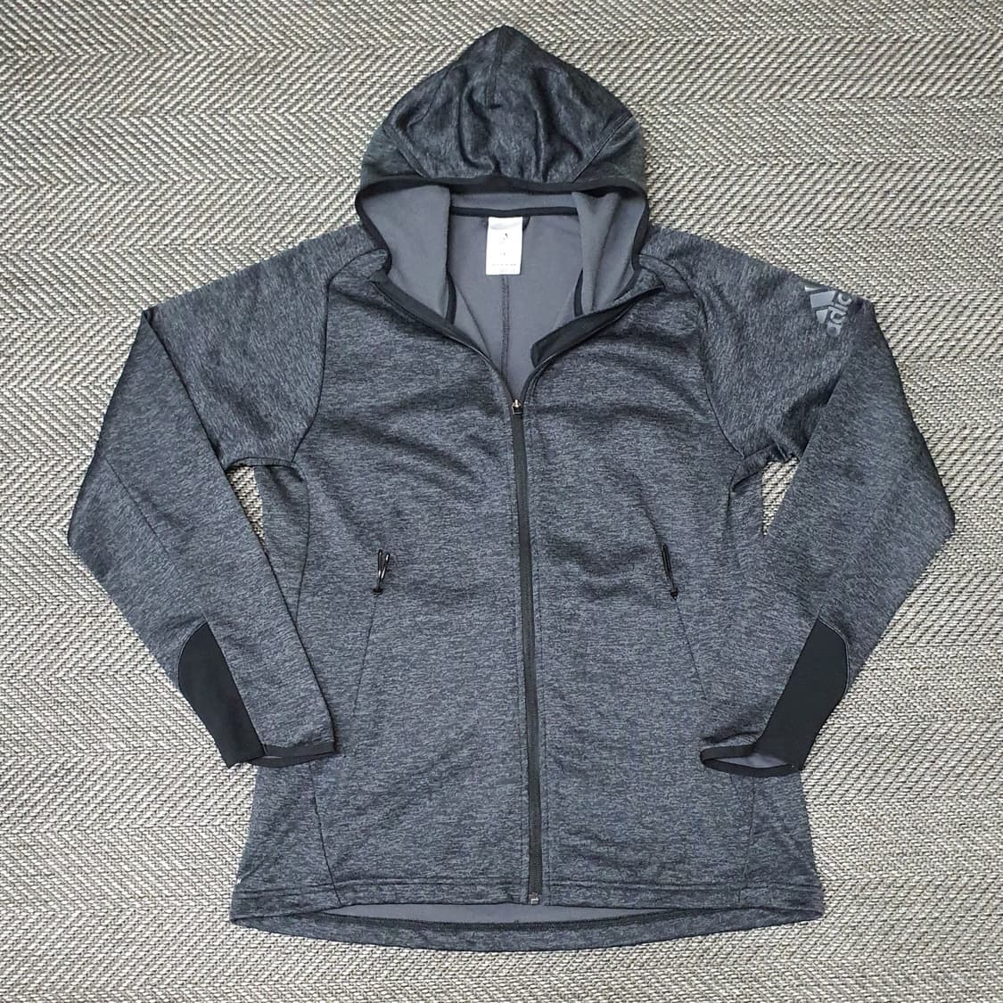 아디다스 운동용 기모 후드집업 남자105 상품이미지1