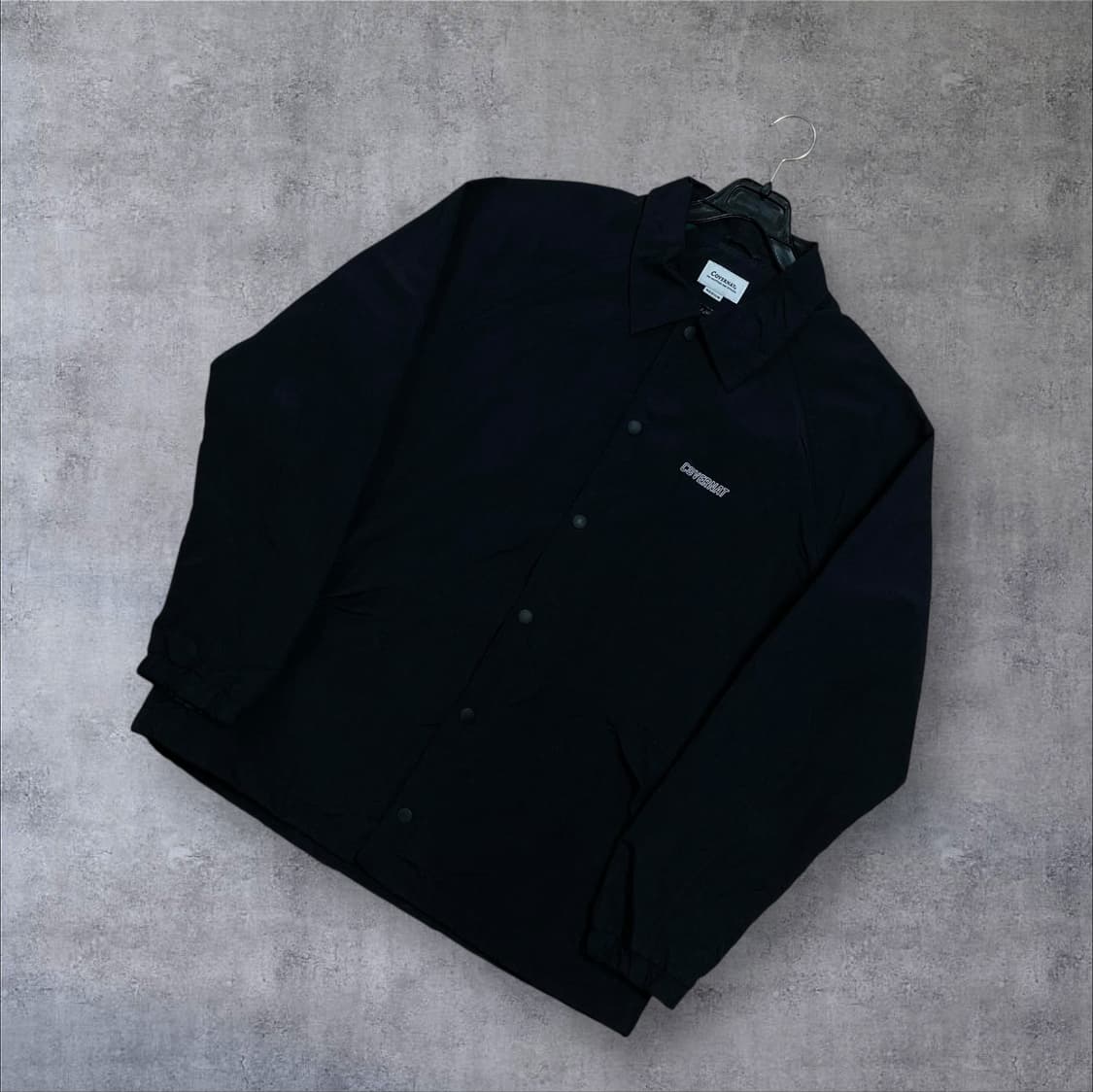 커버낫 스펠아웃 블랙 코치 자켓 상품이미지2