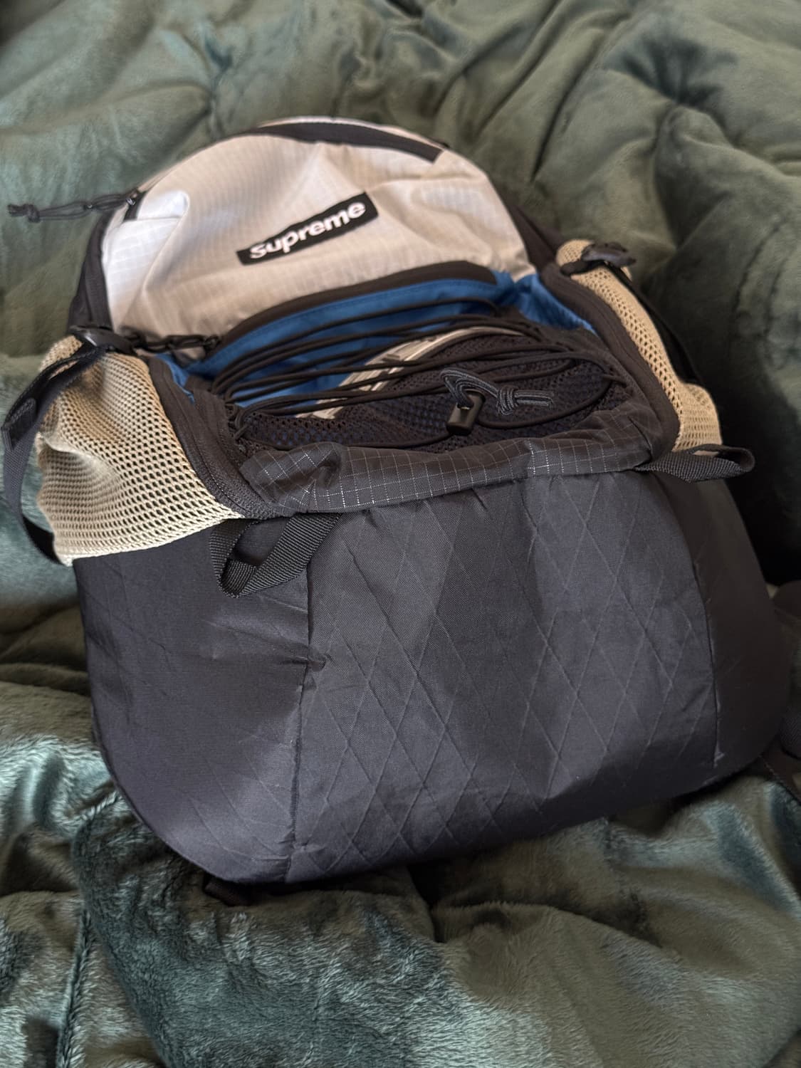 [1회착] 슈프림 백팩 블루 23FW 상품이미지4