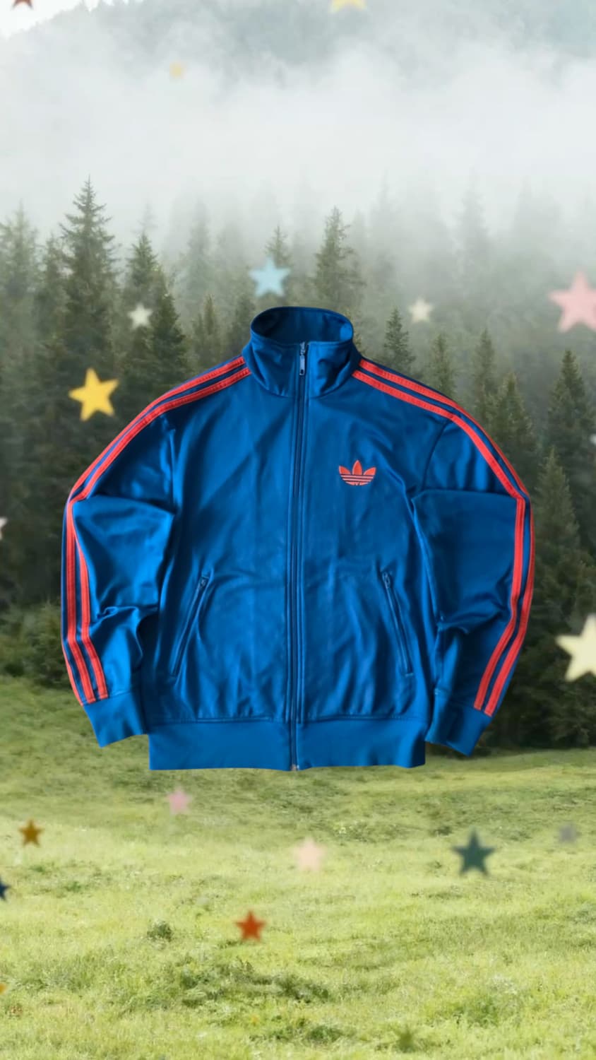 아디다스 구형 파이어버드 블루 트랙탑 져지 상품이미지1