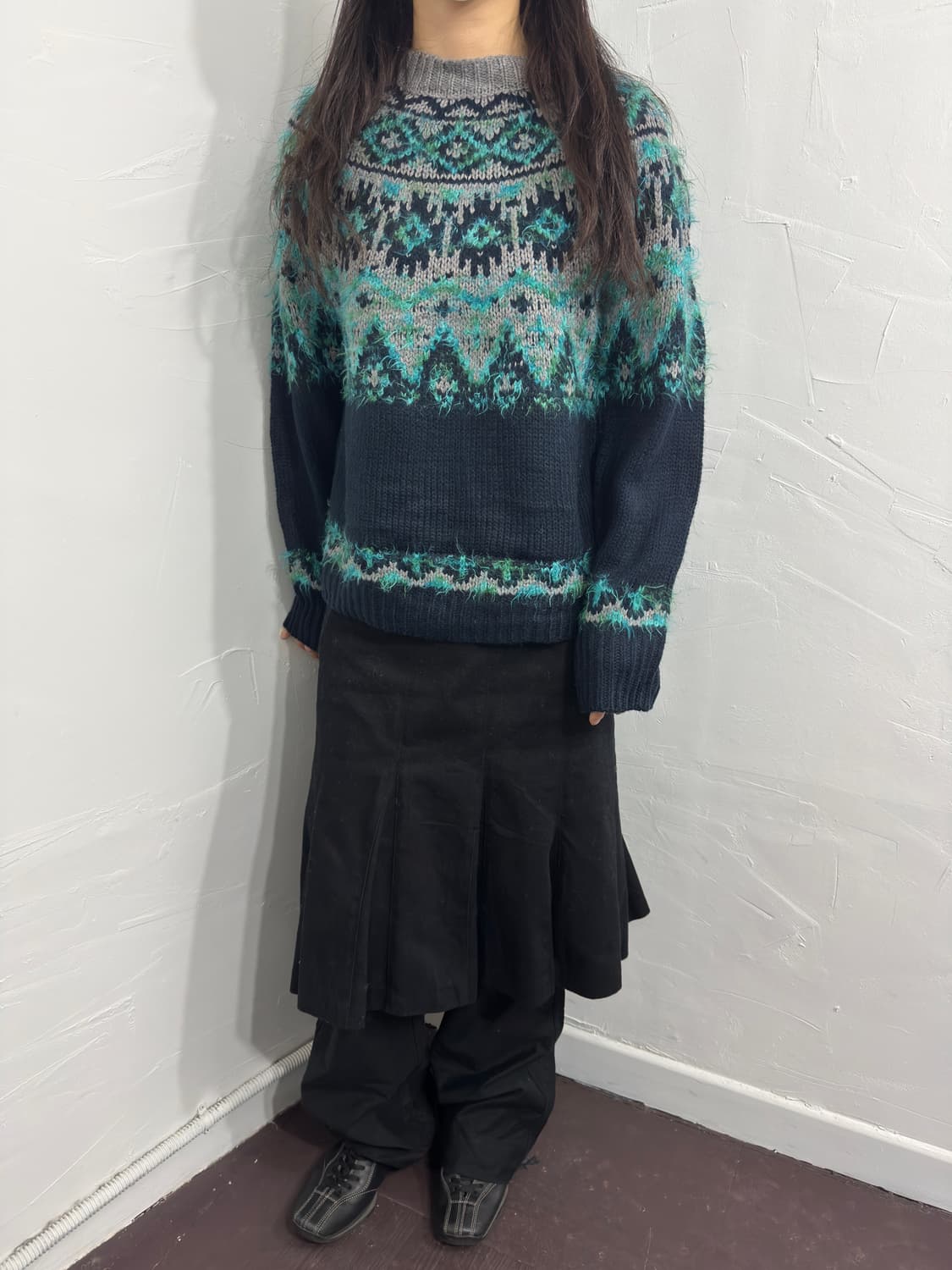 titicaca pattern knit top 상품이미지4