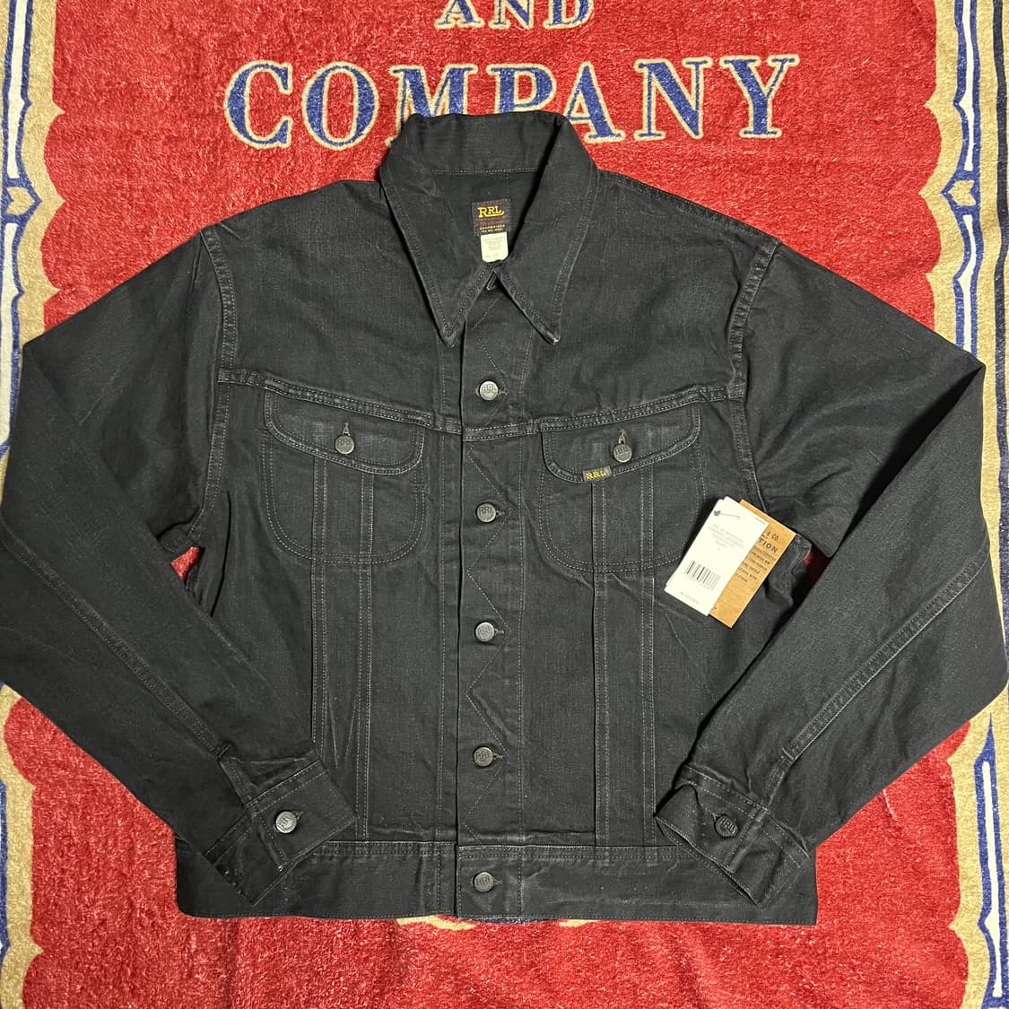 RRL 데님 자켓 LOT271 흑청 상품이미지1