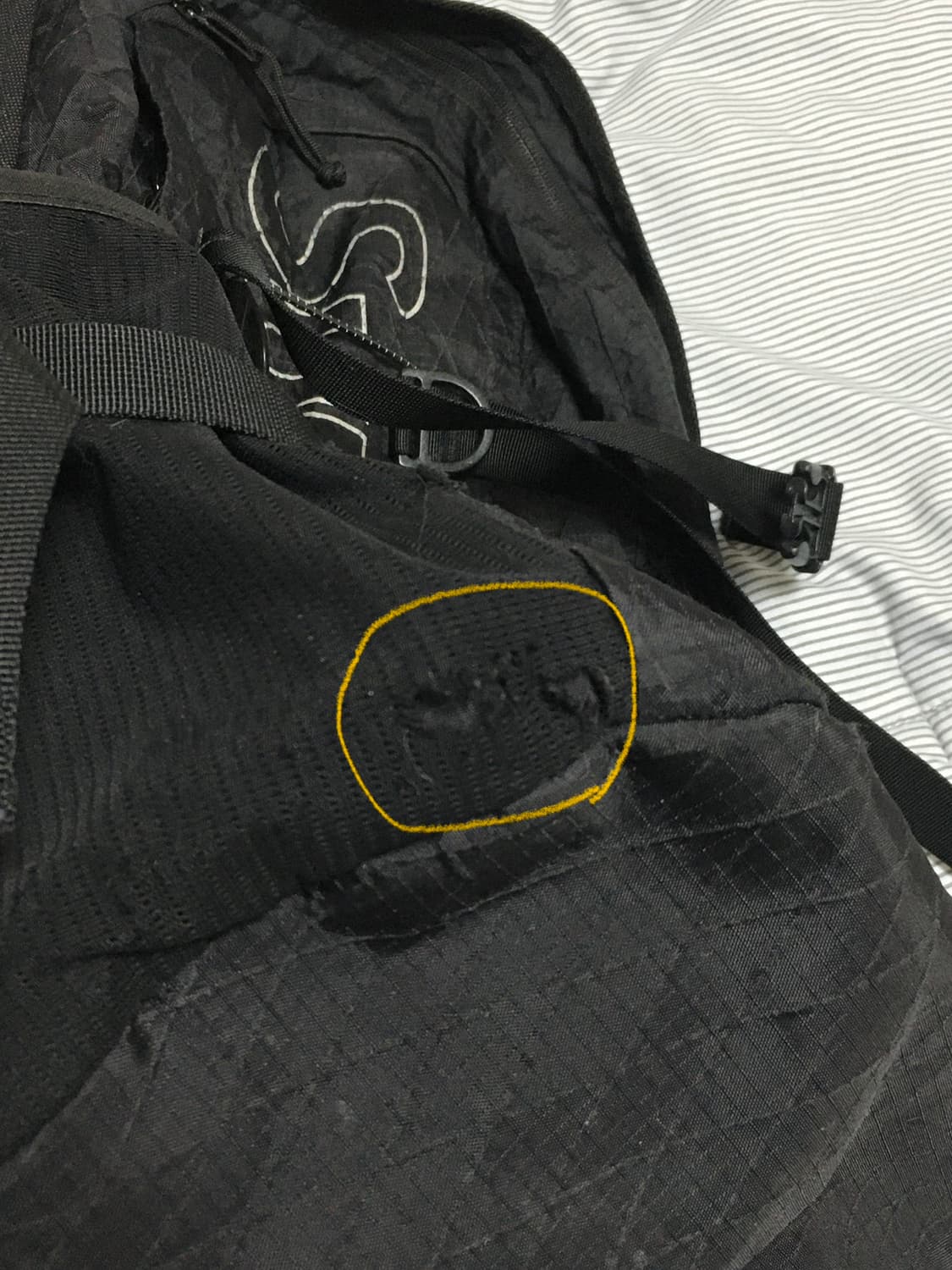 슈프림 18 fw 백팩 블랙 상품이미지3