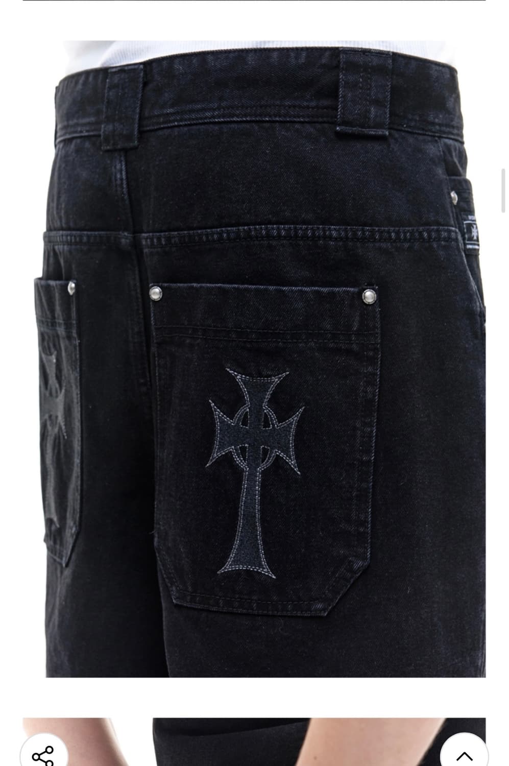 Op. 09 SIG LIQUID DENIM PANTS BLACK 상품이미지4