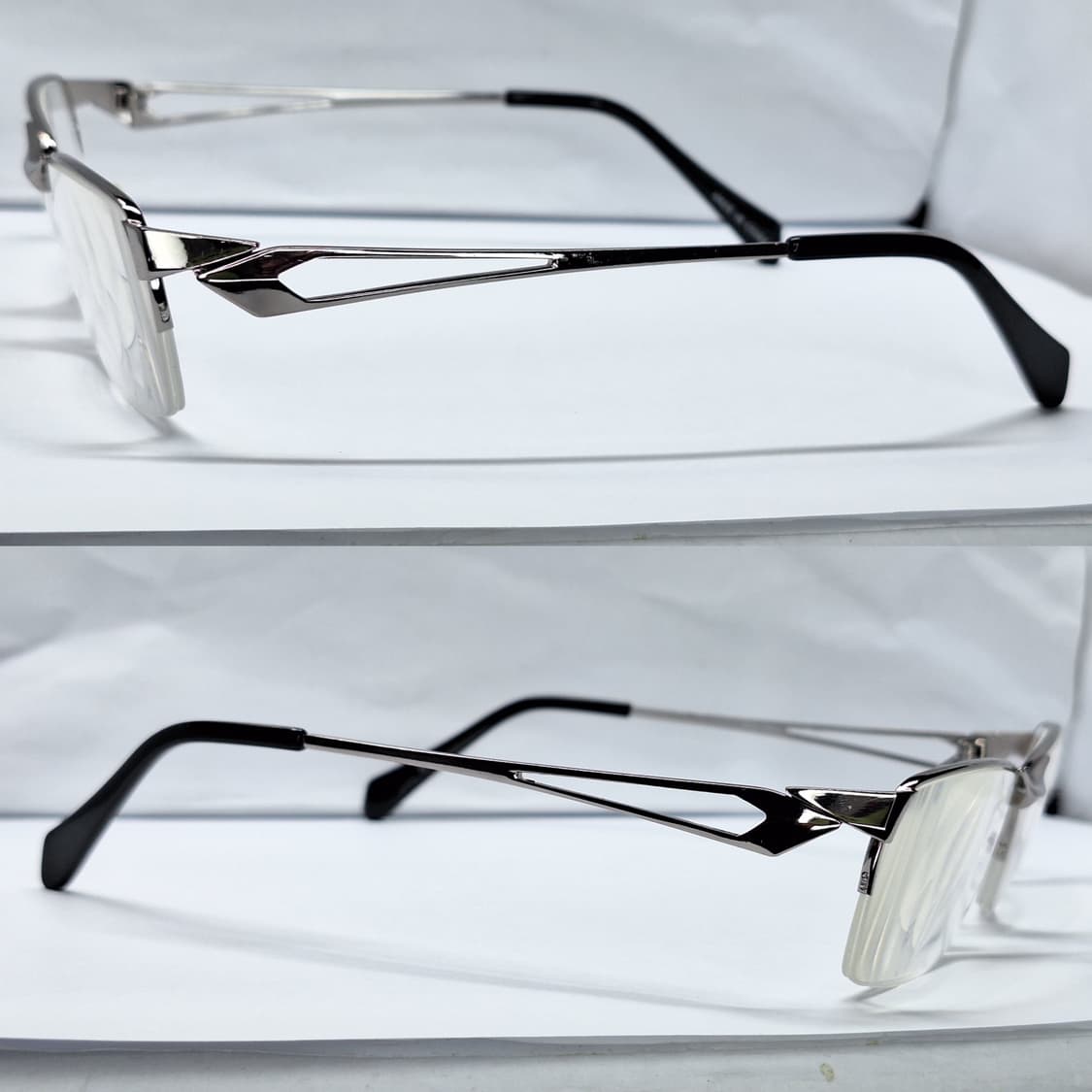 HO 09 반무테 안경테 55mm 일본 수입 비즈니스 y2k 스포티안경  상품이미지6