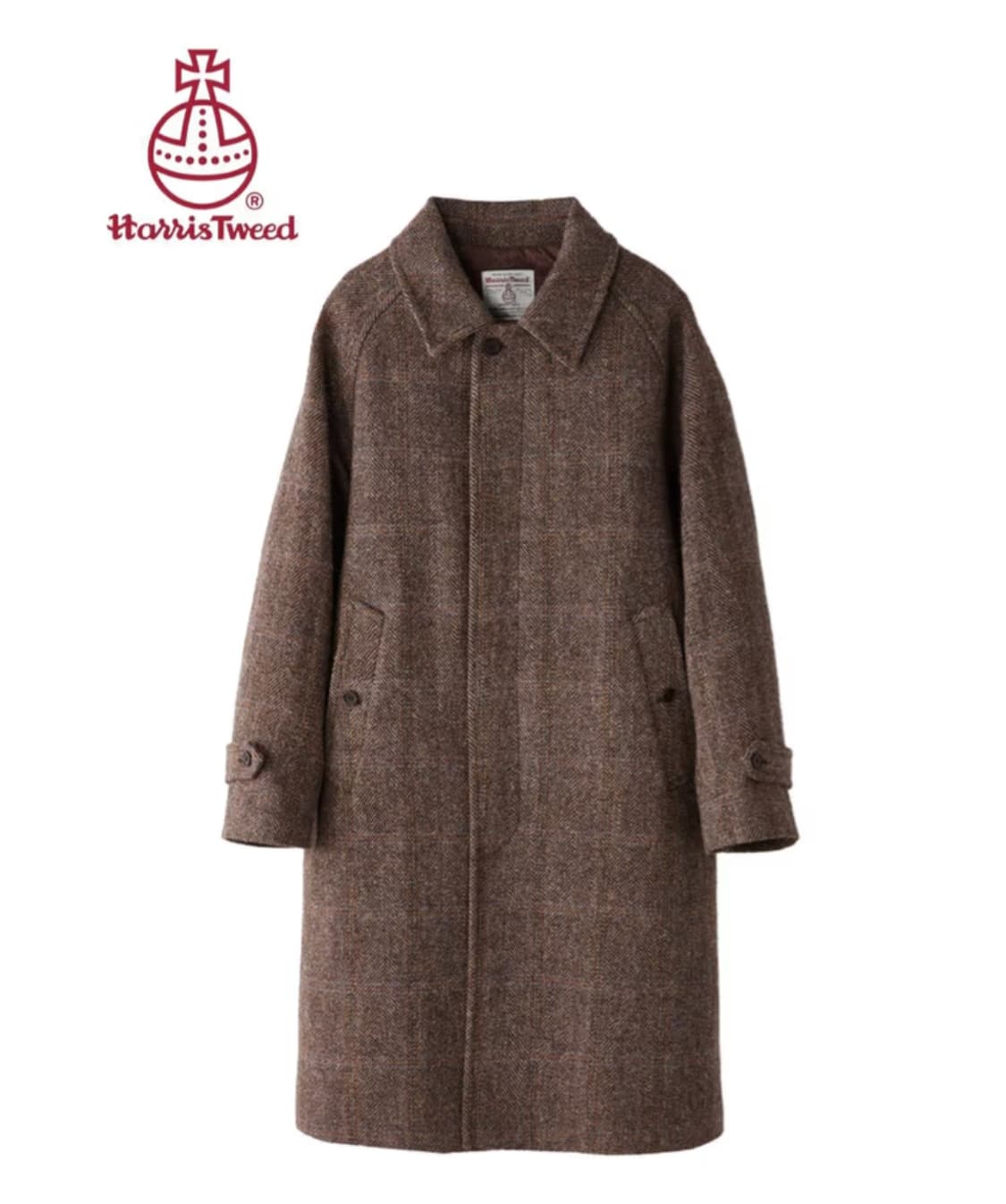 제로라운지 해리스트위드 발마칸 코트 100 상품이미지1