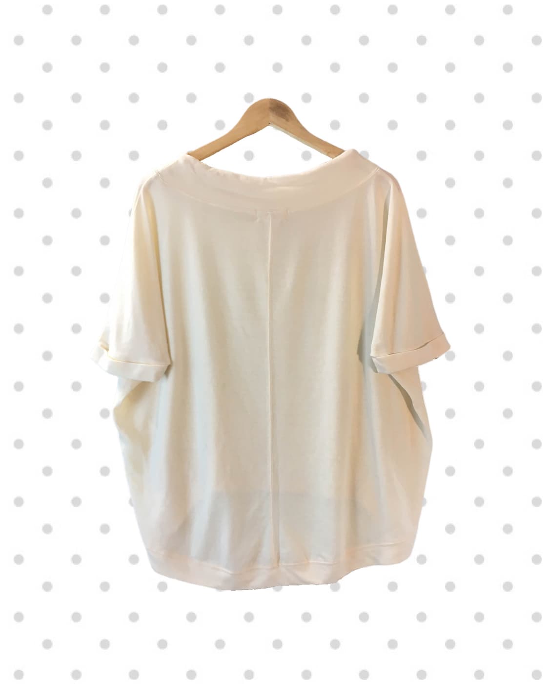 vintage off-shoulder drawstring ivory 상품이미지5