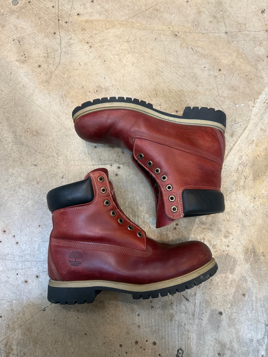 90s 팀버랜드 6‘’  oxblood made in usa 상품이미지1