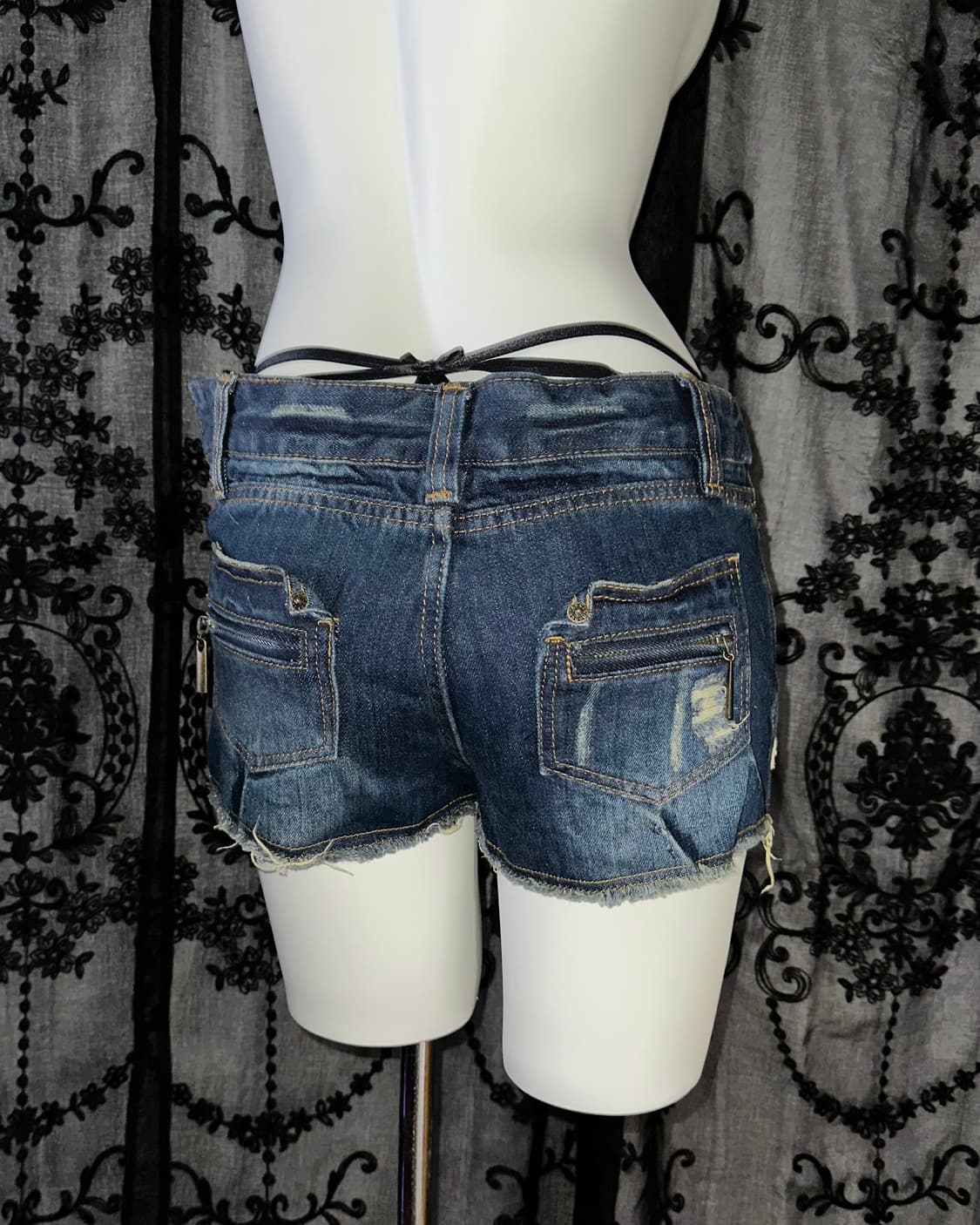 denim rock chic skirt pants 상품이미지4