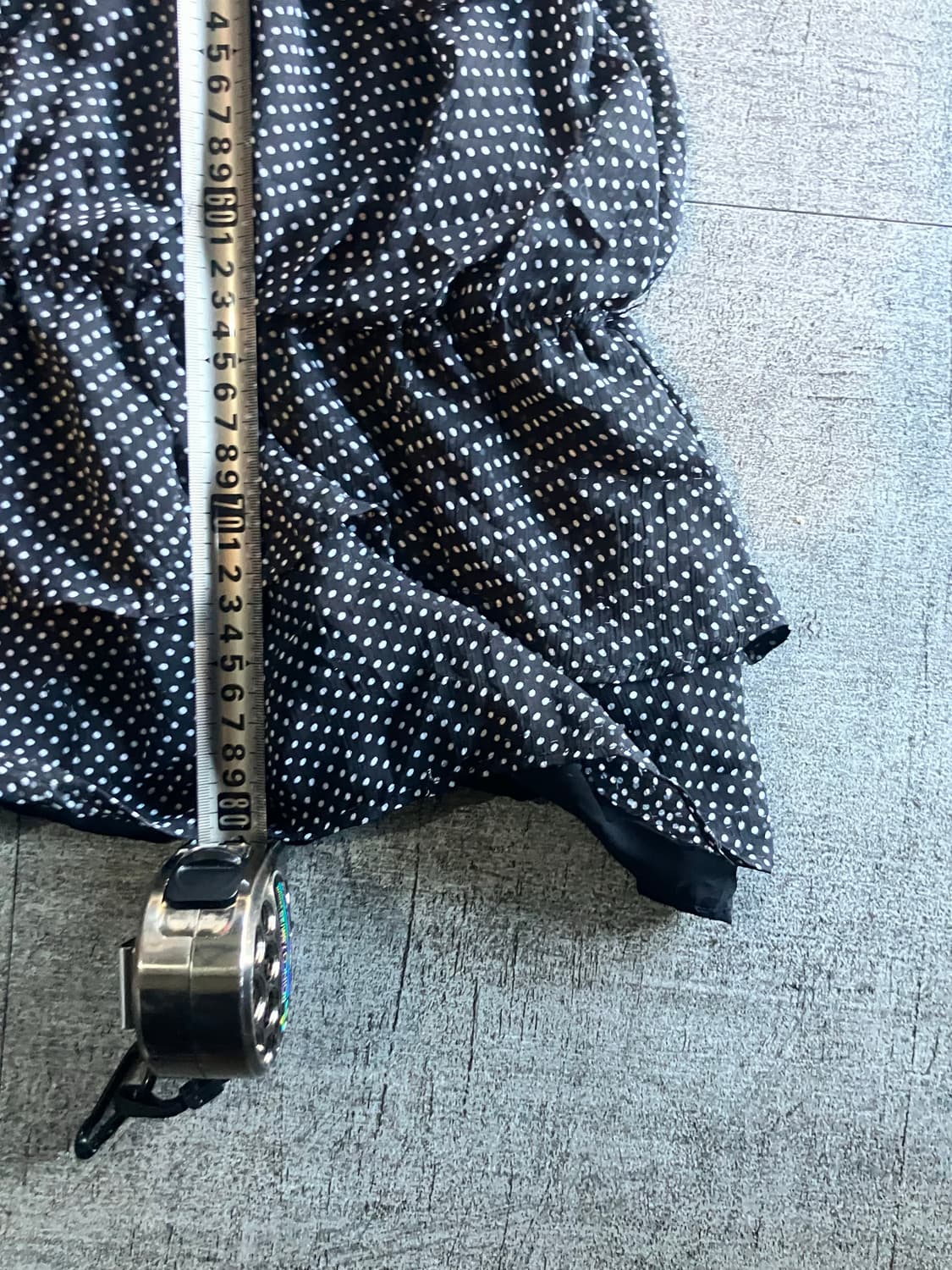 일본빈티지 하구미모리걸 달천깔페어리 러플 캉캉블라우스 상품이미지3