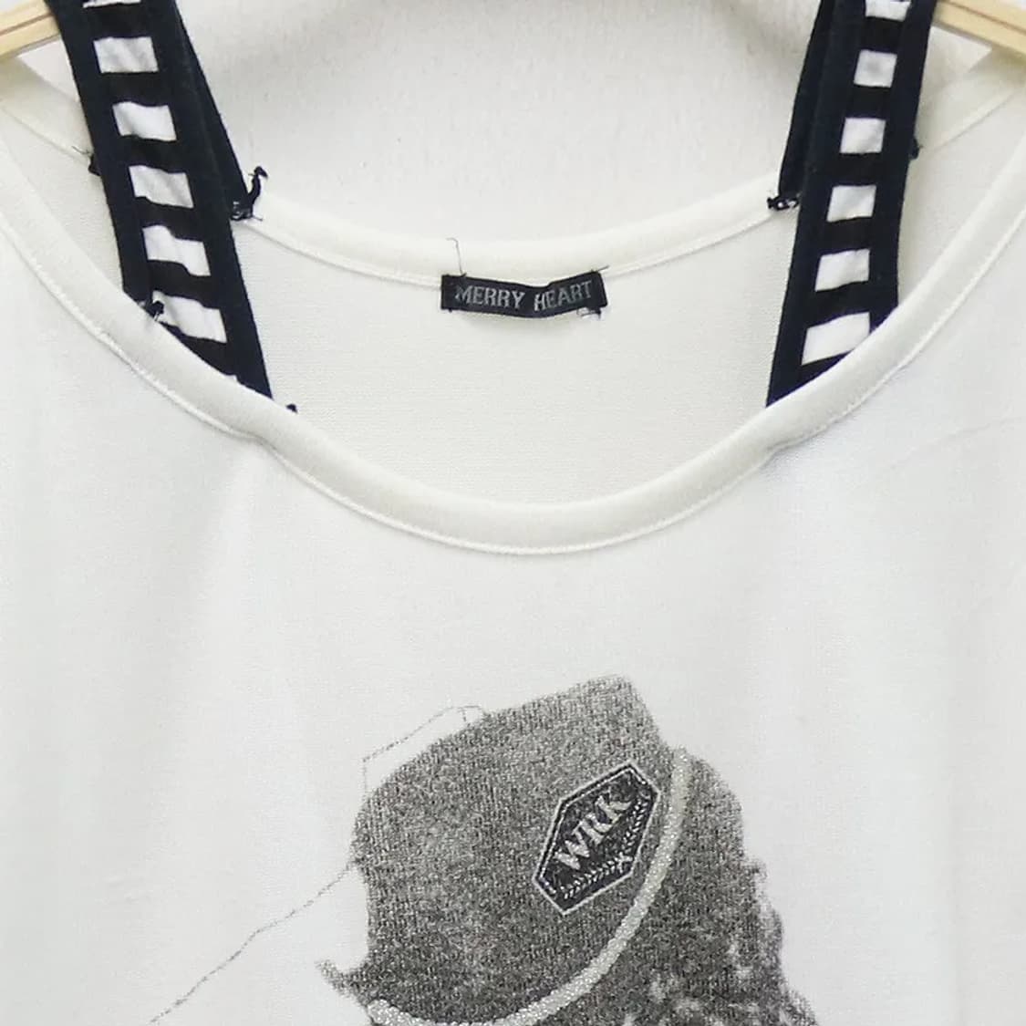 MERRY HEART  레이어드 Y2K 긴팔 티셔츠 63651 상품이미지5