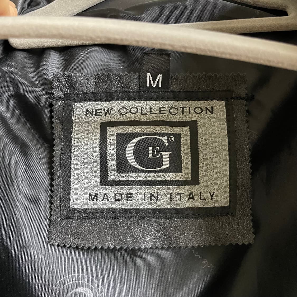 G New Collection 이탈리아 블랙 레더 자켓 상품이미지3